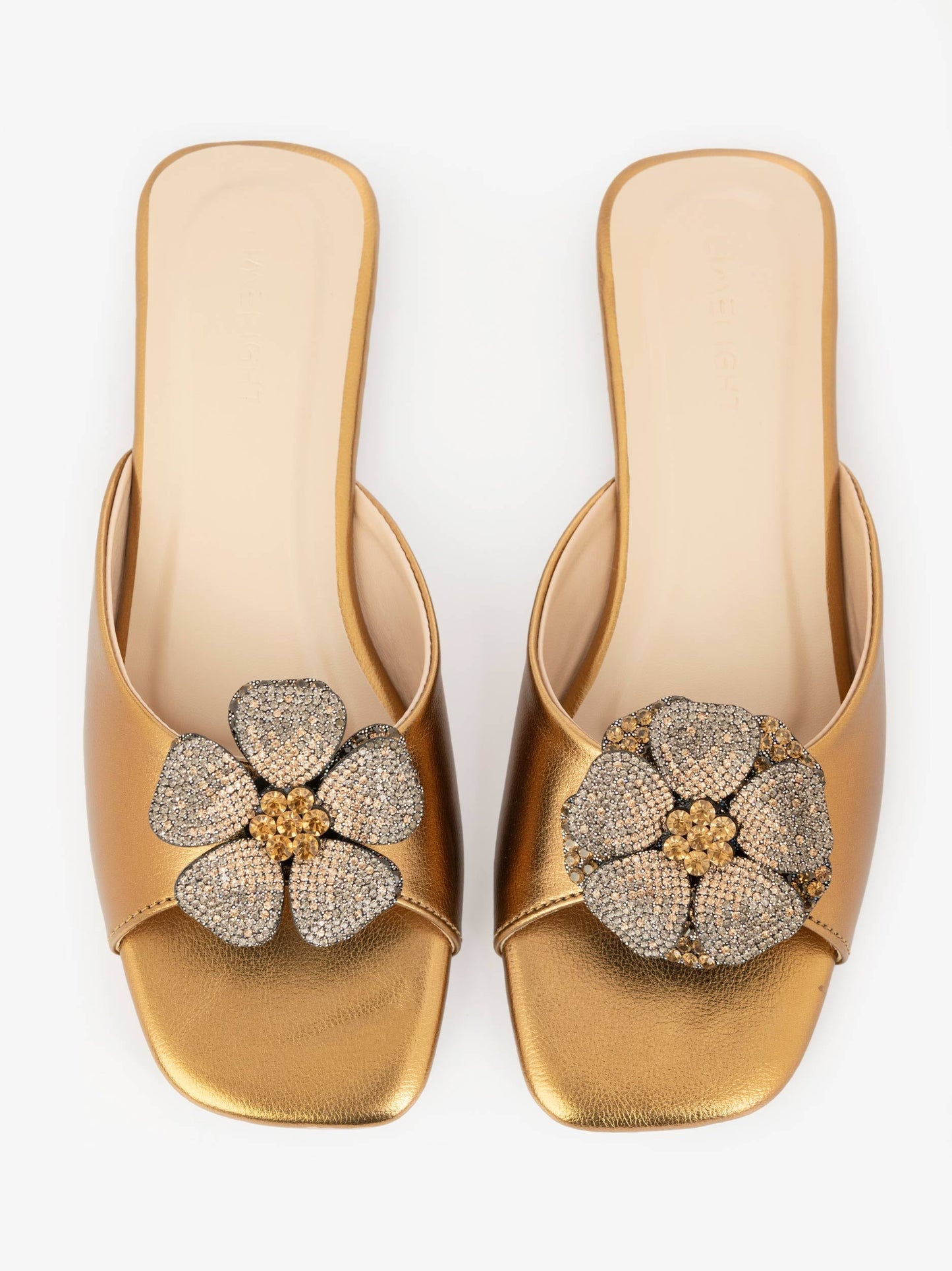 Rhinestone Flower flats