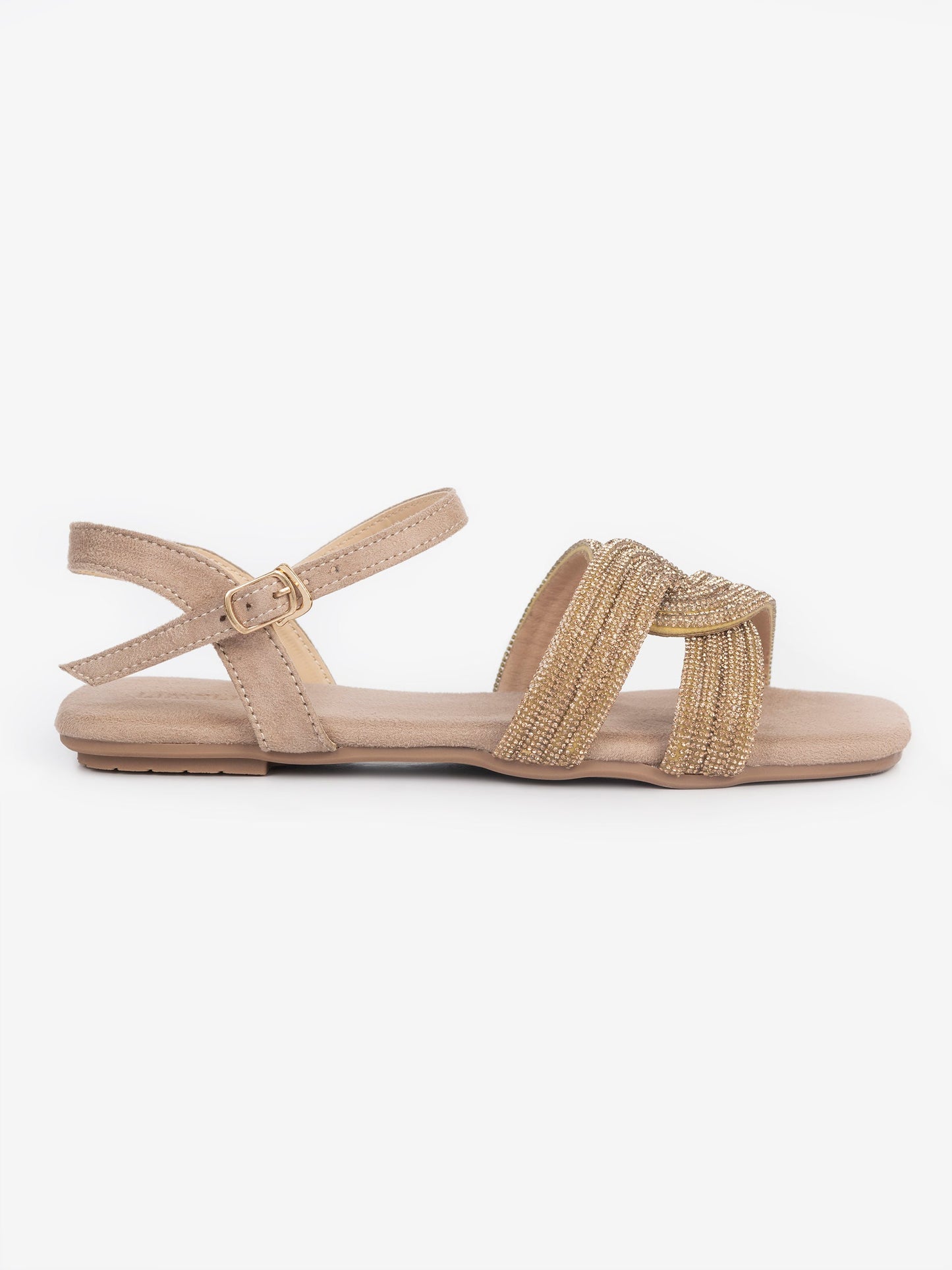 Embellished Knot Sandals