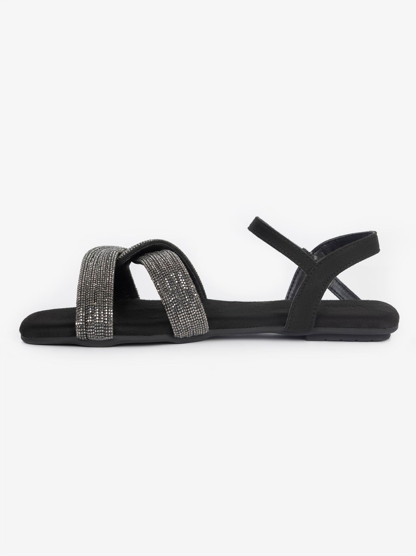 Embellished Knot Sandals