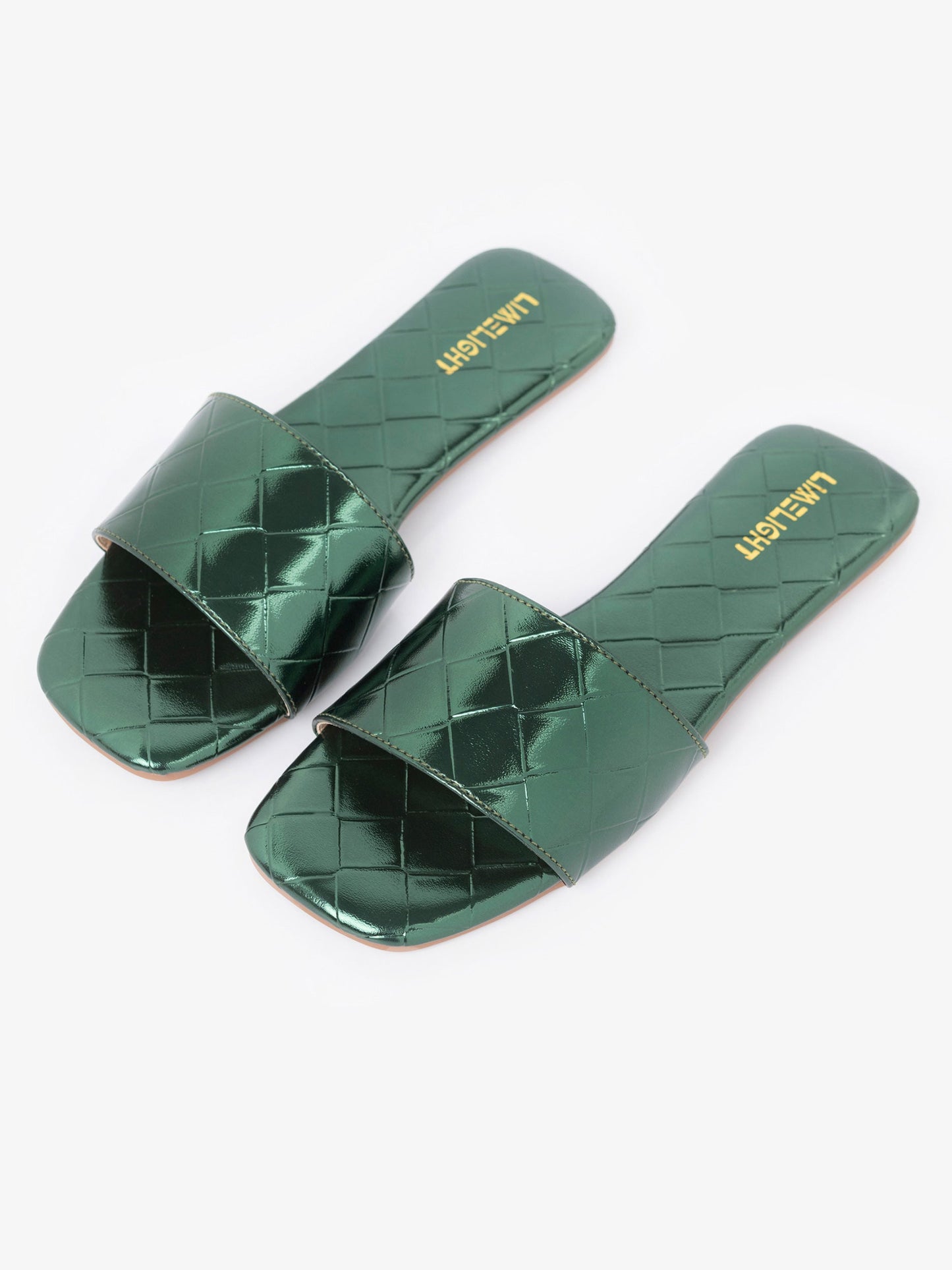 Quilted Slides Flats