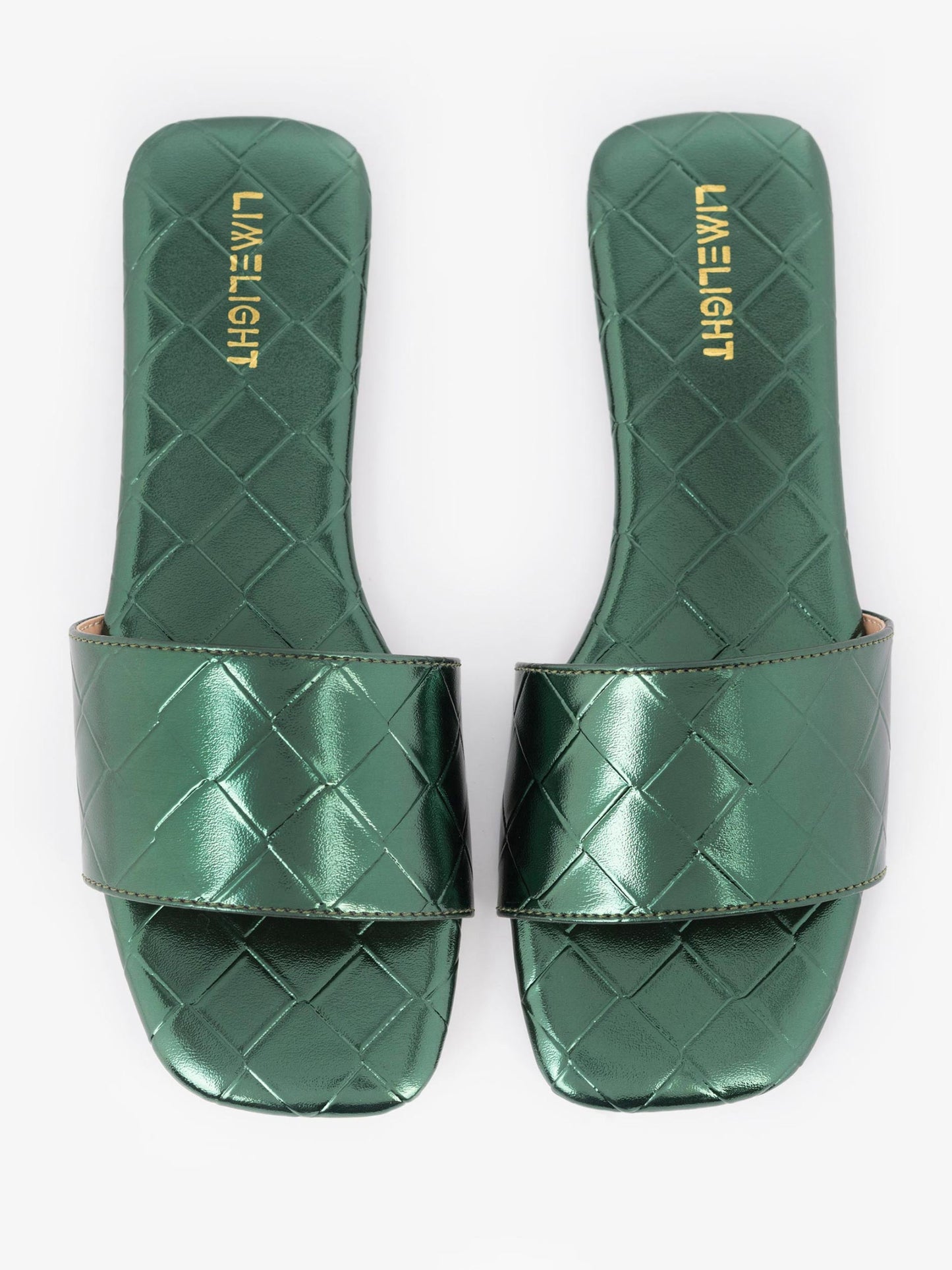 Quilted Slides Flats