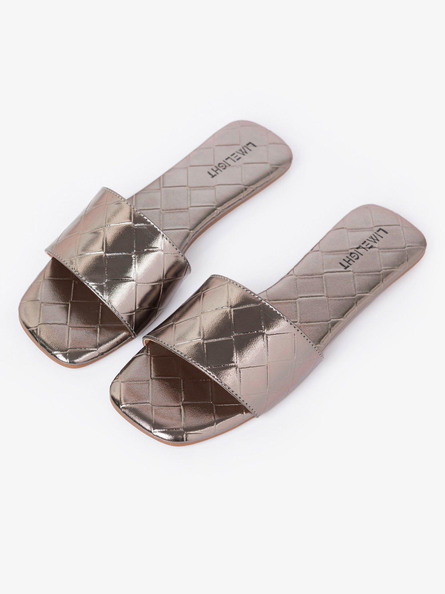 Quilted Slides Flats