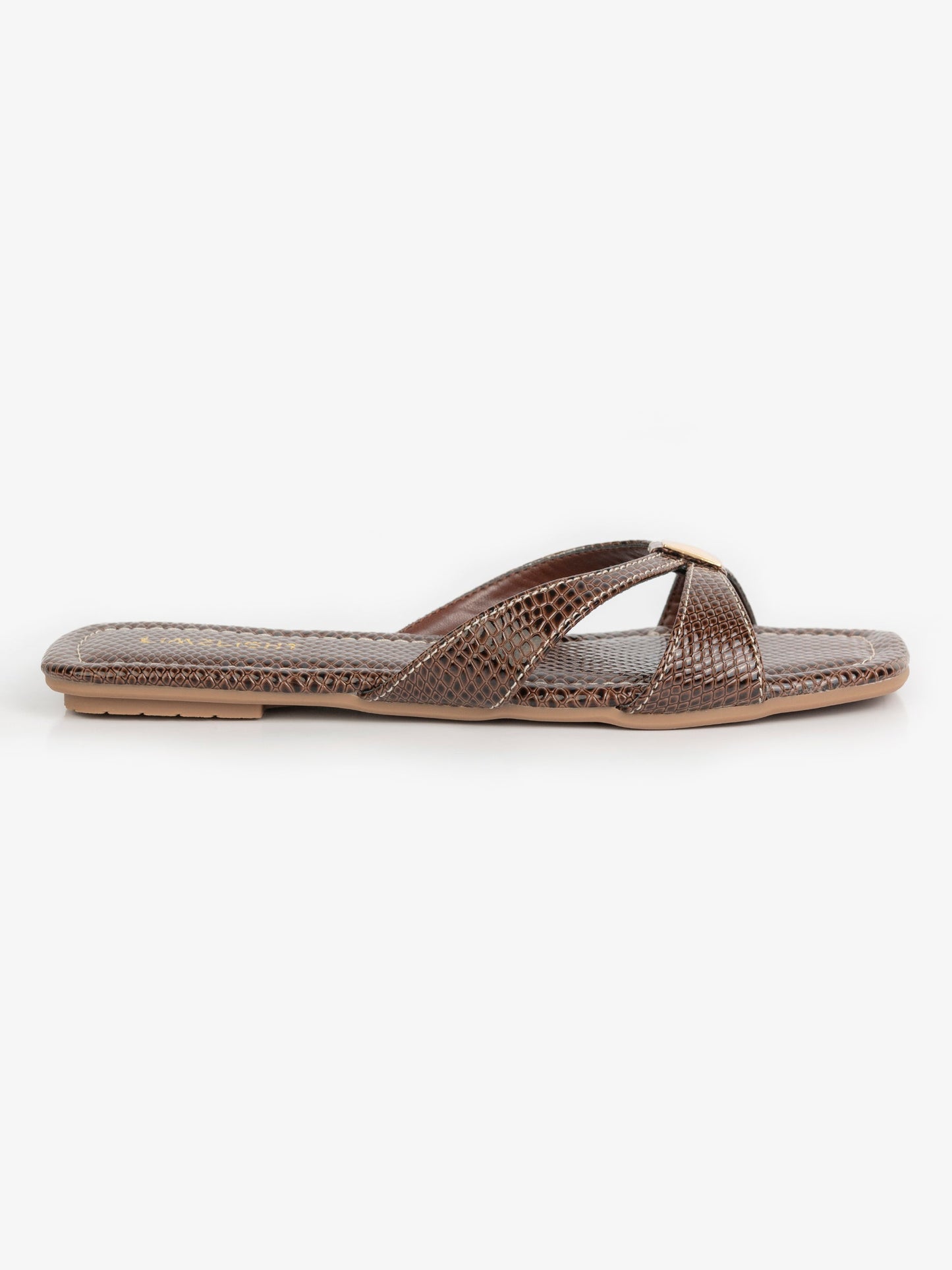 Cross-Strap Slide Flats