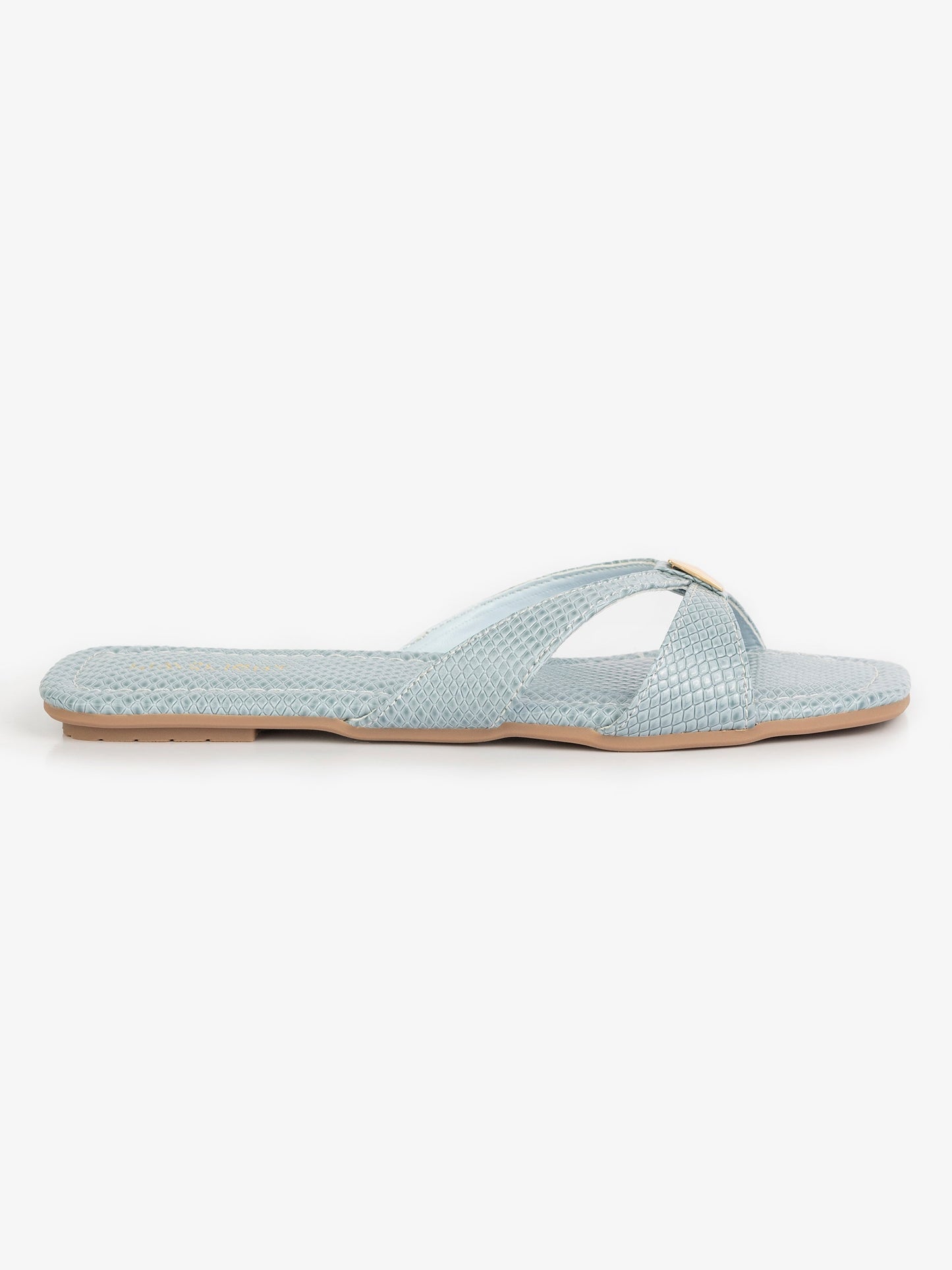 Cross-Strap Slide Flats