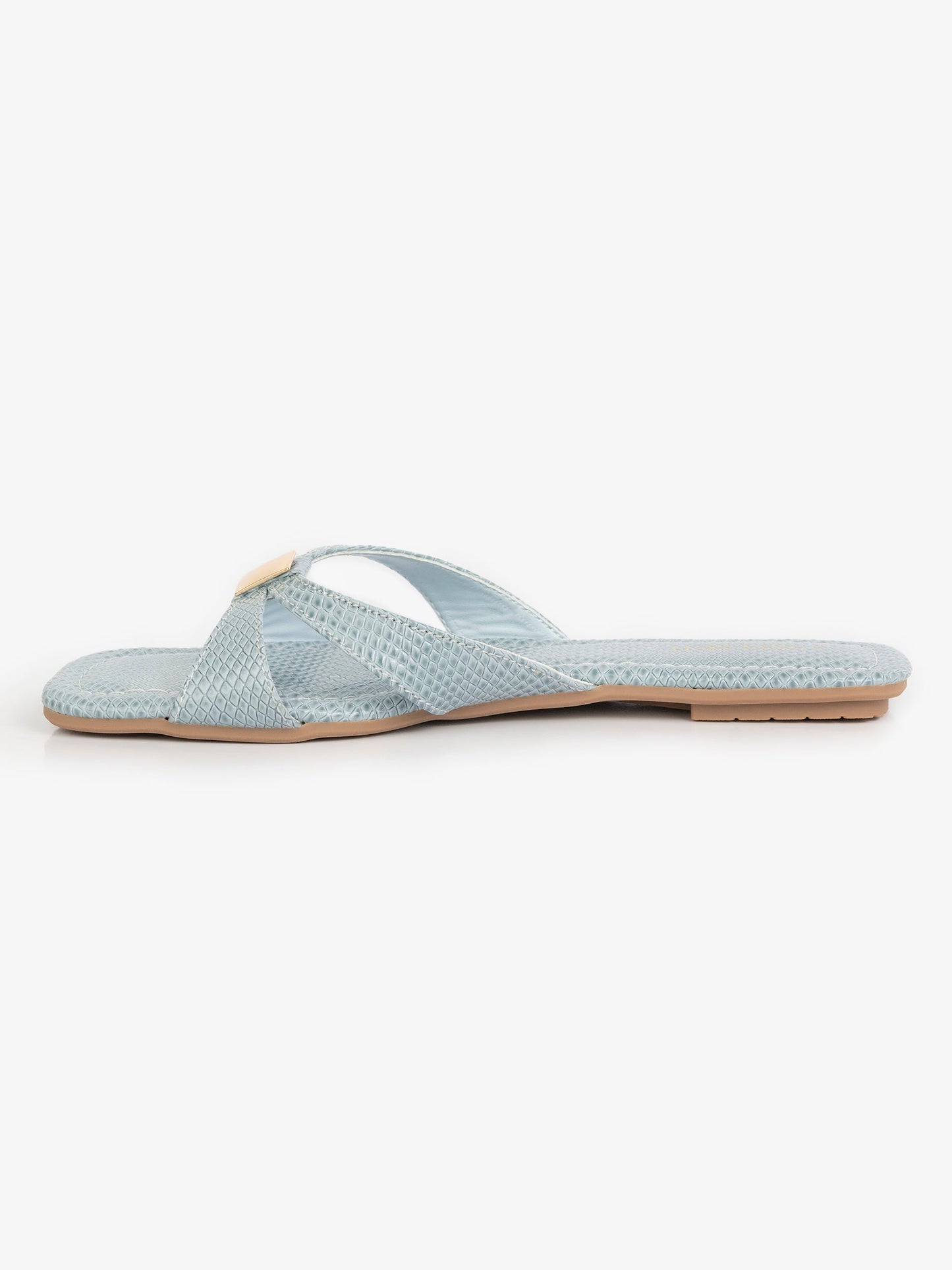 Cross-Strap Slide Flats