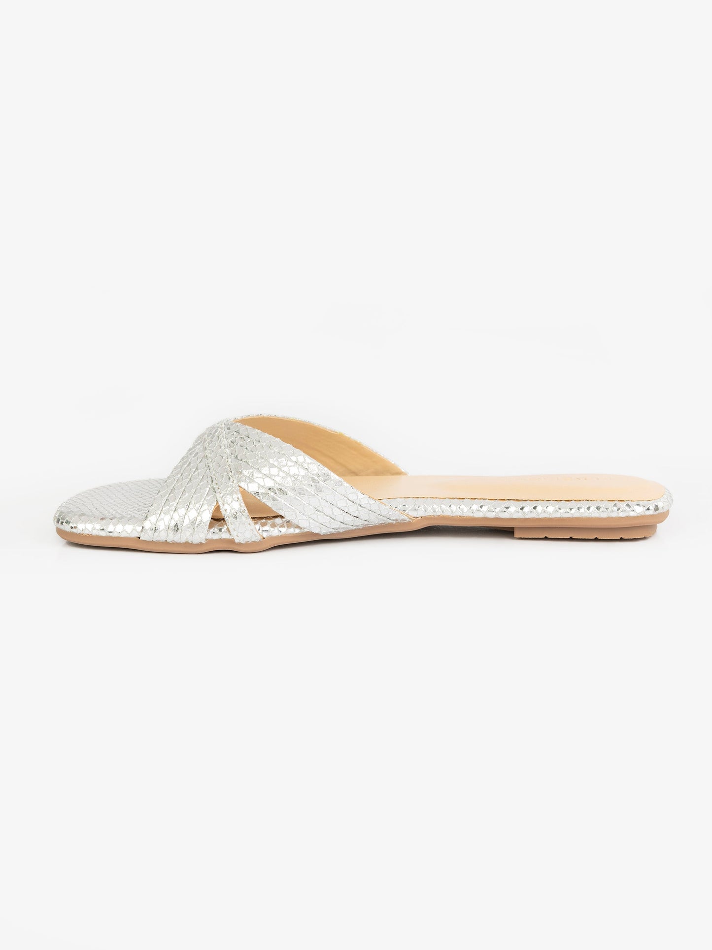 Snake-Textured Flats