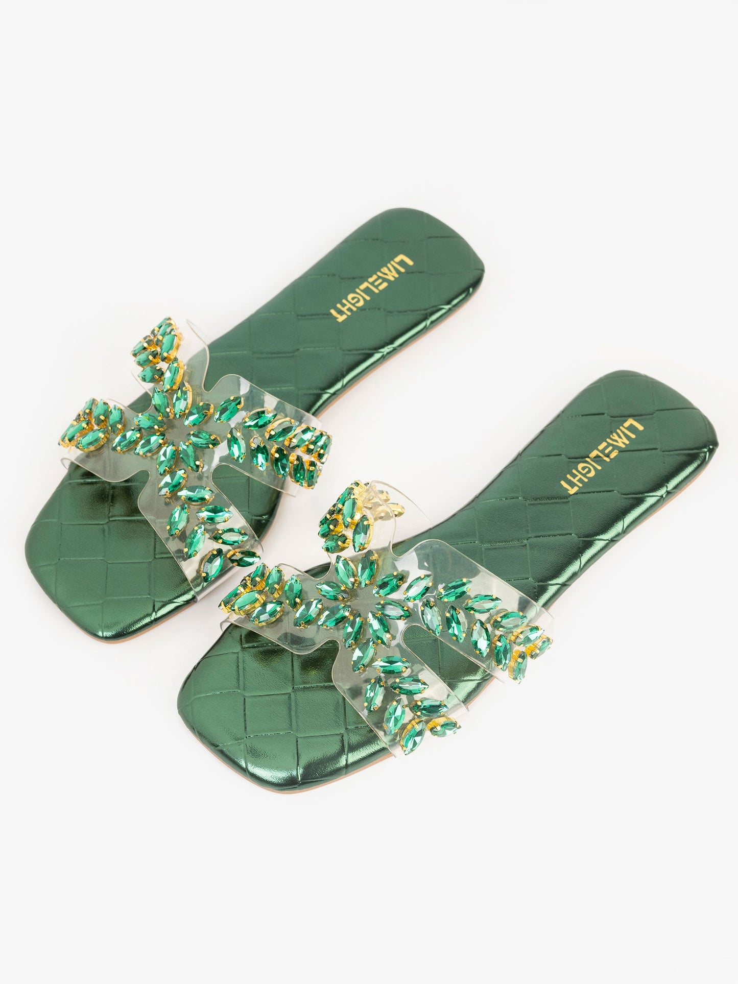 Embellished Transparent Flats