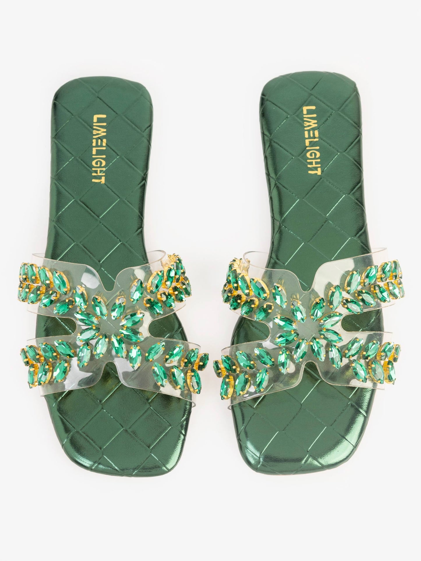 Embellished Transparent Flats