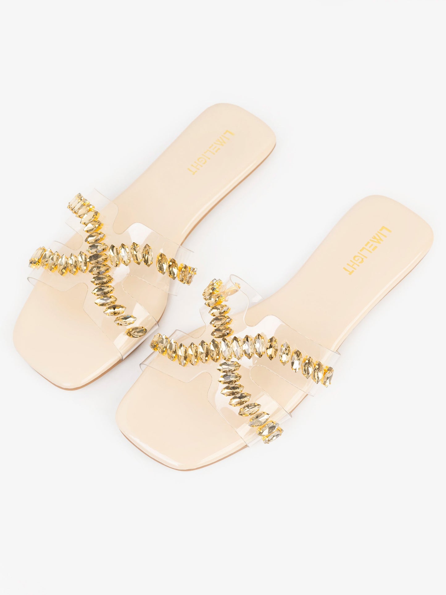 Embellished Transparent Flats