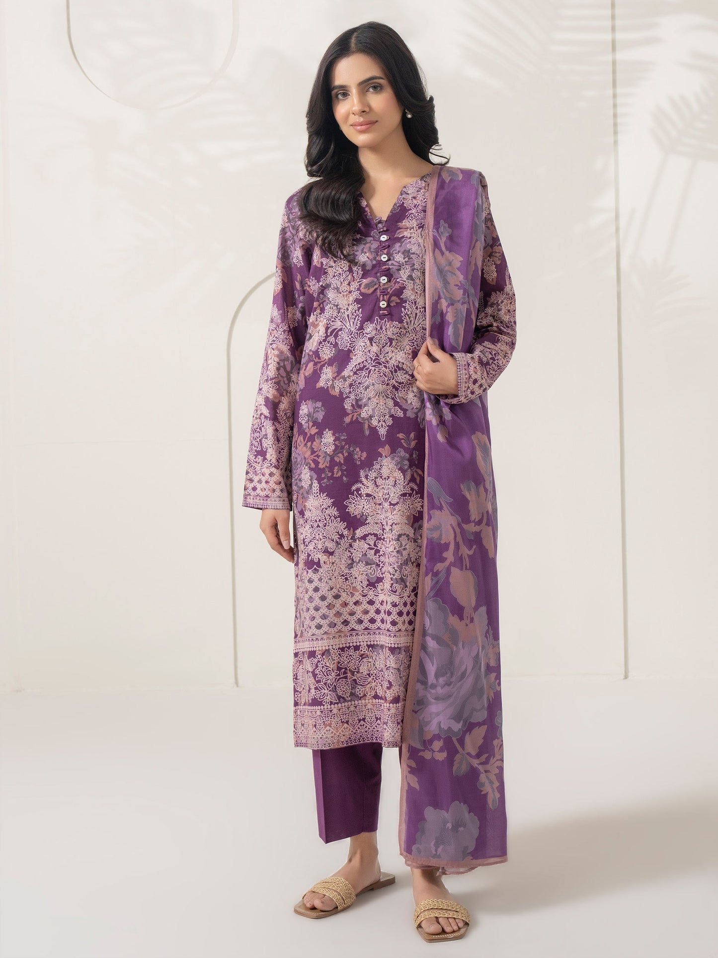 3 Piece Lawn Suit-Printed (Pret)