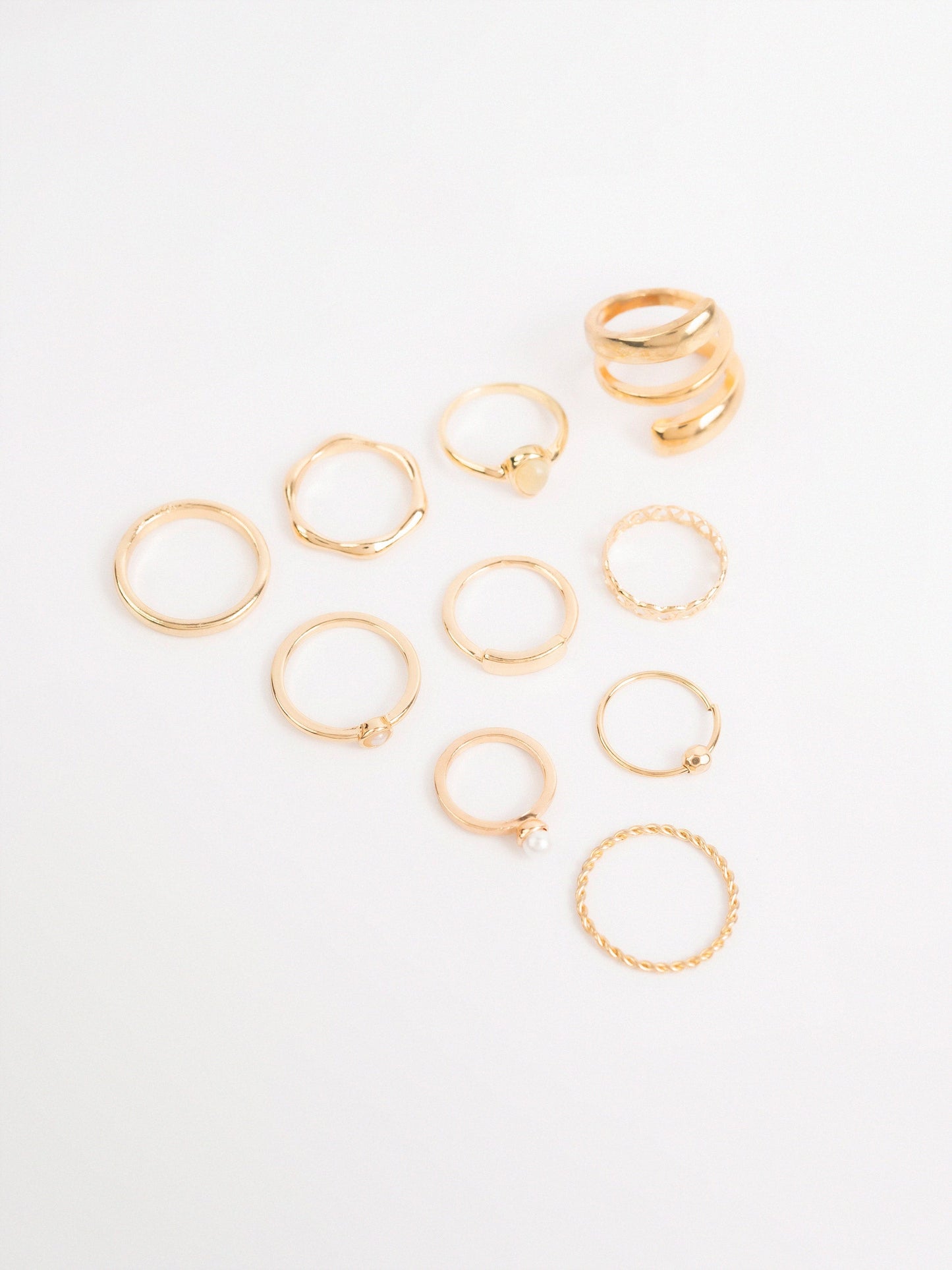 Spiral Ring Set