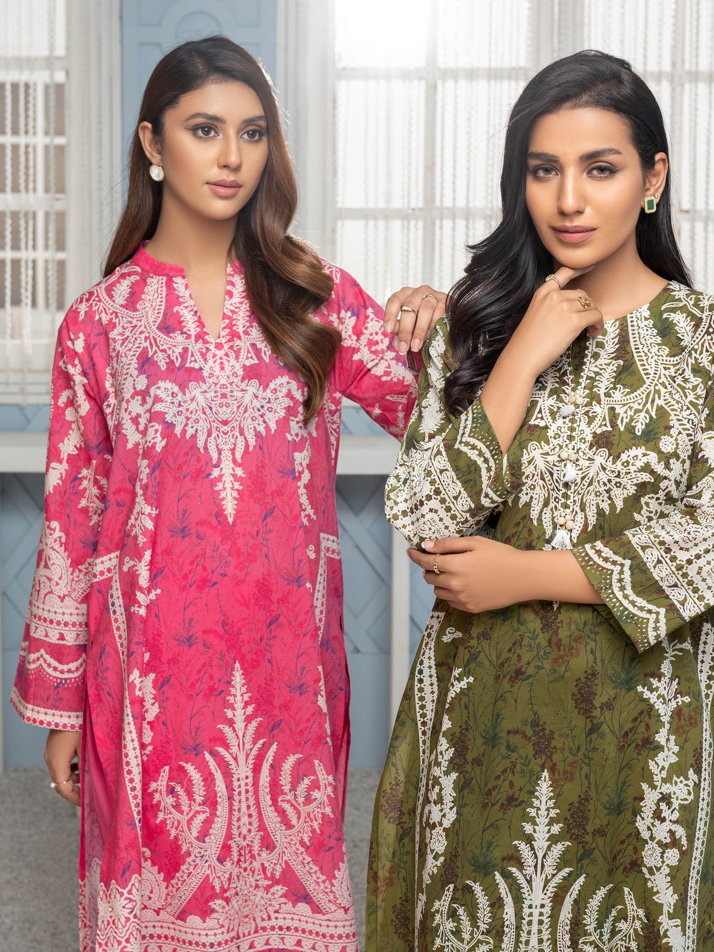 2 Piece Lawn Suit-Printed (Unstitched)