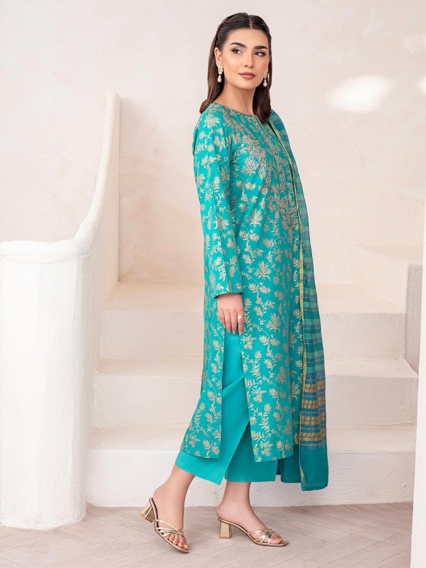3 Piece Lawn Suit-Embroidered (Unstitched)
