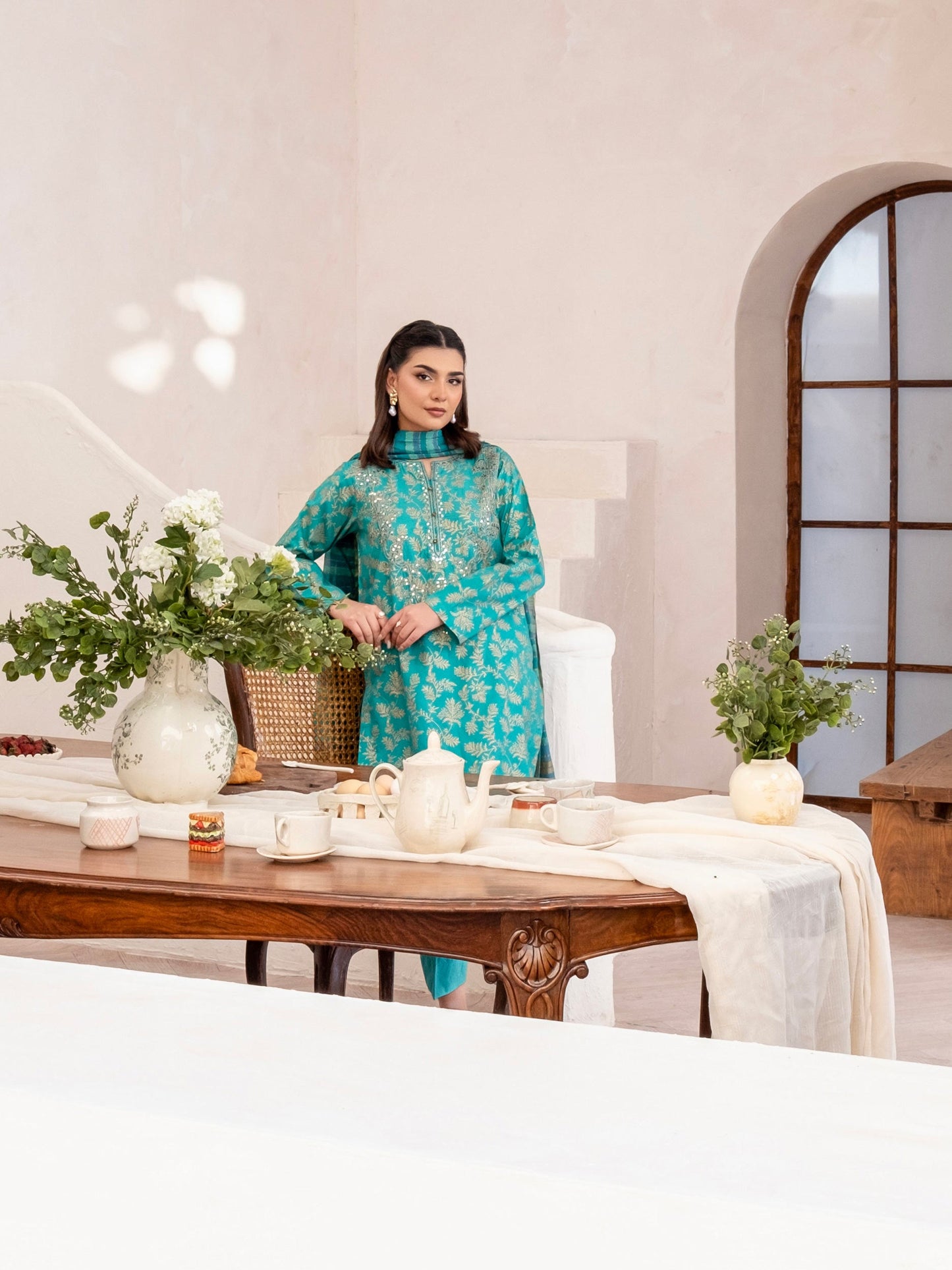 3 Piece Lawn Suit-Embroidered (Unstitched)