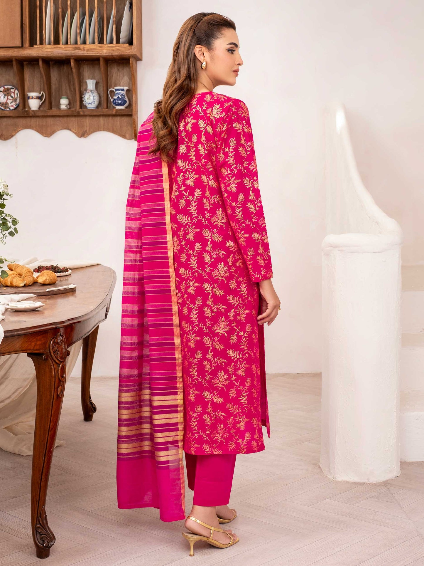 3 Piece Lawn Suit-Embroidered (Unstitched)