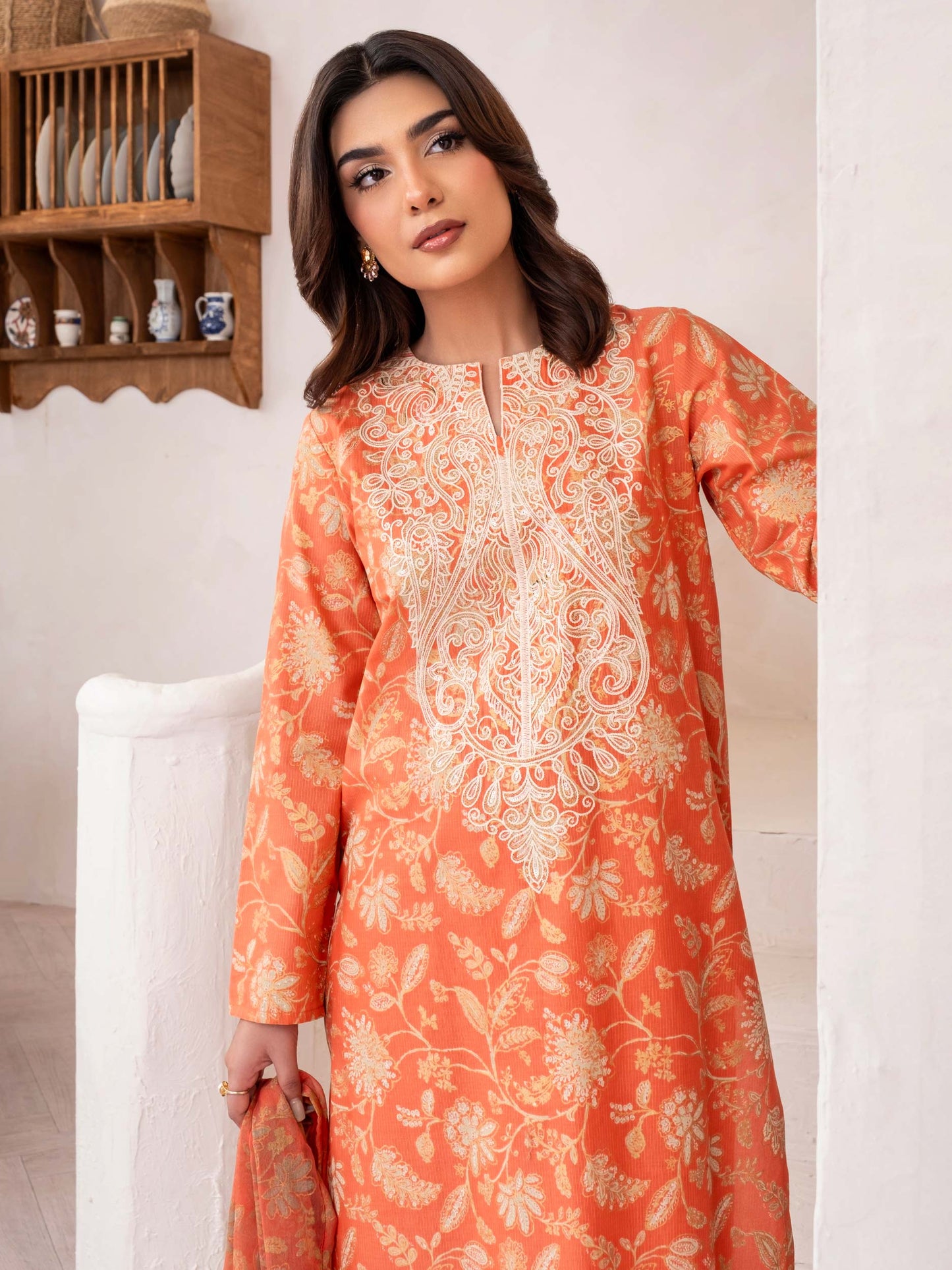3 Piece Lawn Suit-Embroidered (Unstitched)