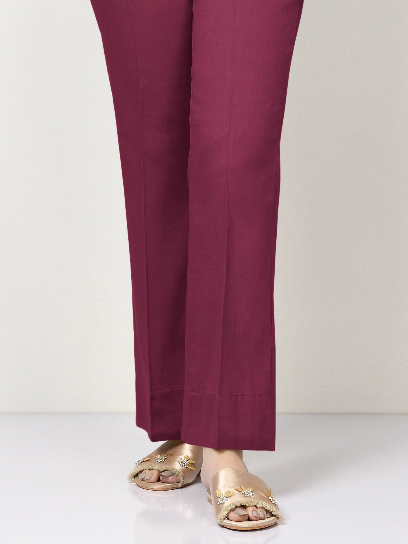 Cambric Trouser-Dyed (Unstitched)