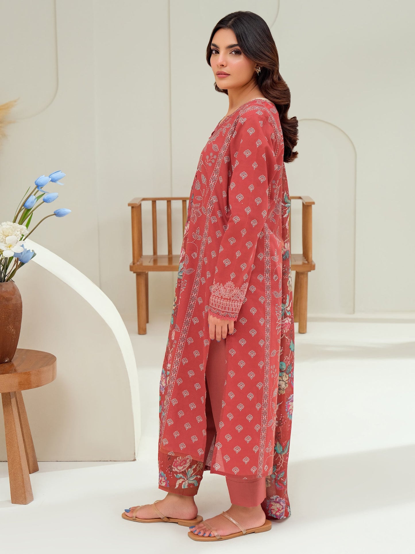 3 Piece Lawn Suit-Printed (Unstitched)