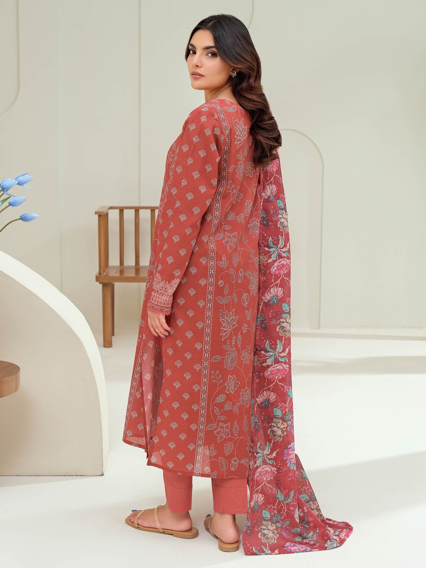 3 Piece Lawn Suit-Printed (Unstitched)