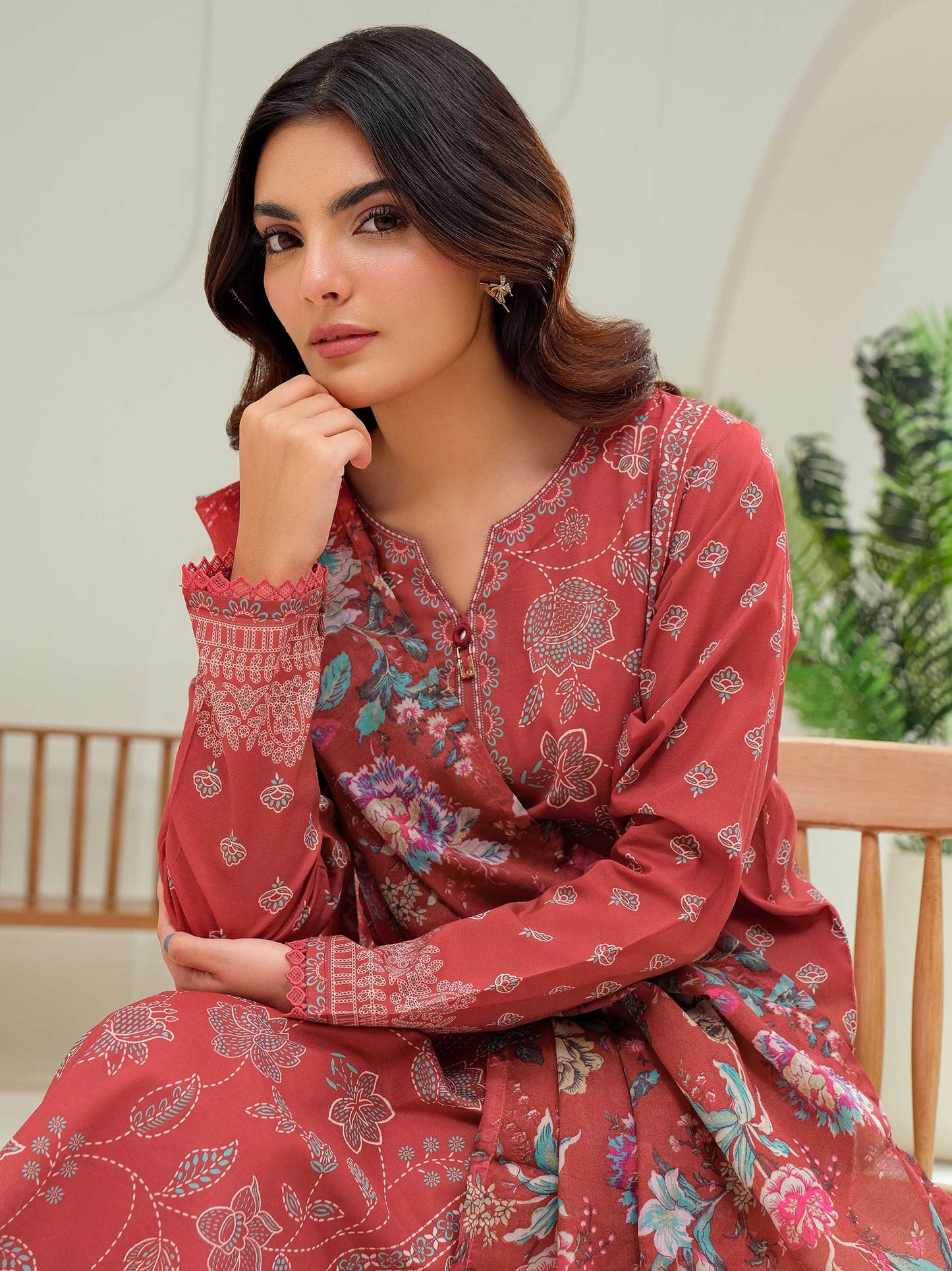 3 Piece Lawn Suit-Printed (Unstitched)