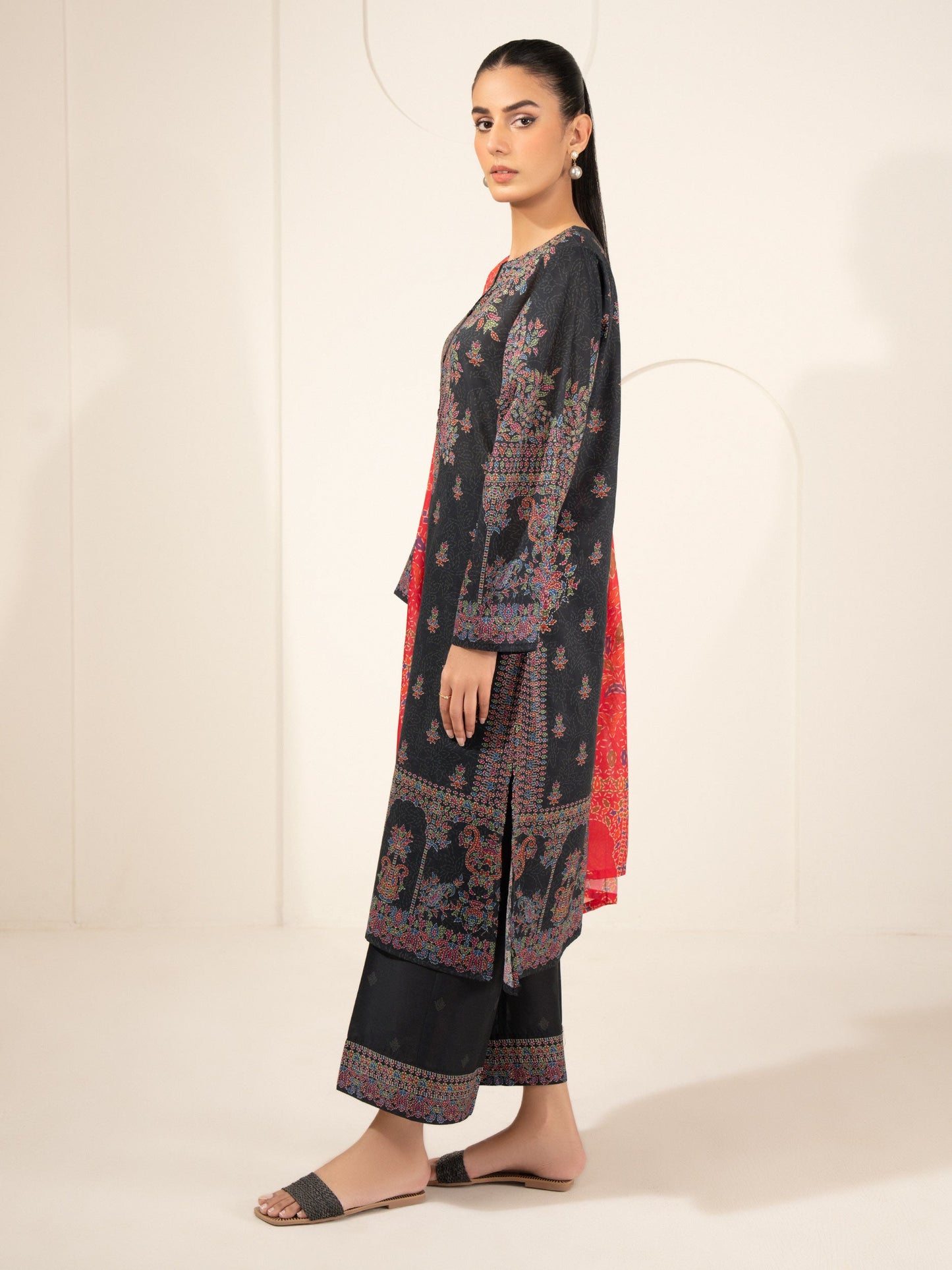 3 Piece Lawn Suit-Printed (Unstitched)