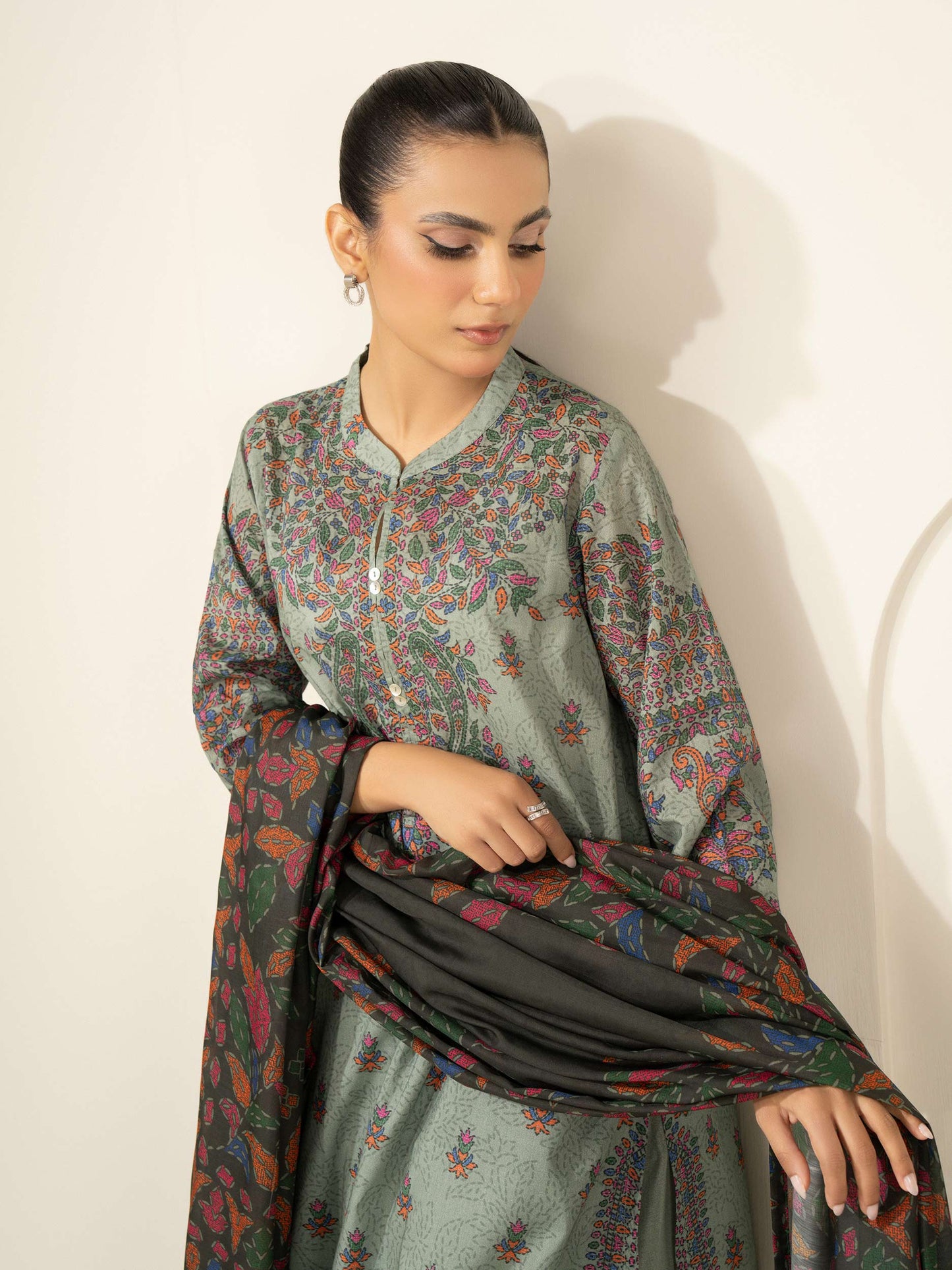 3 Piece Lawn Suit-Printed (Unstitched)
