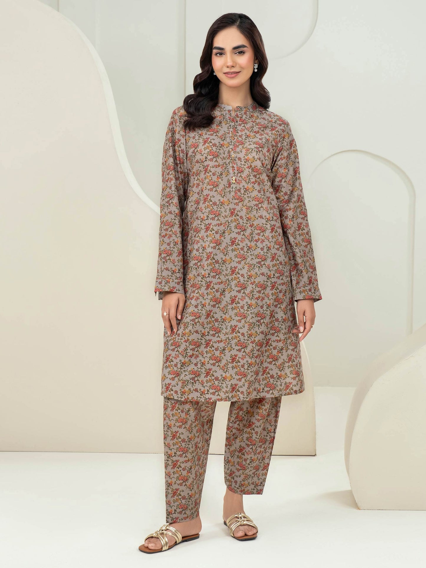 Lawn Shirt-Paste Print (Unstitched)