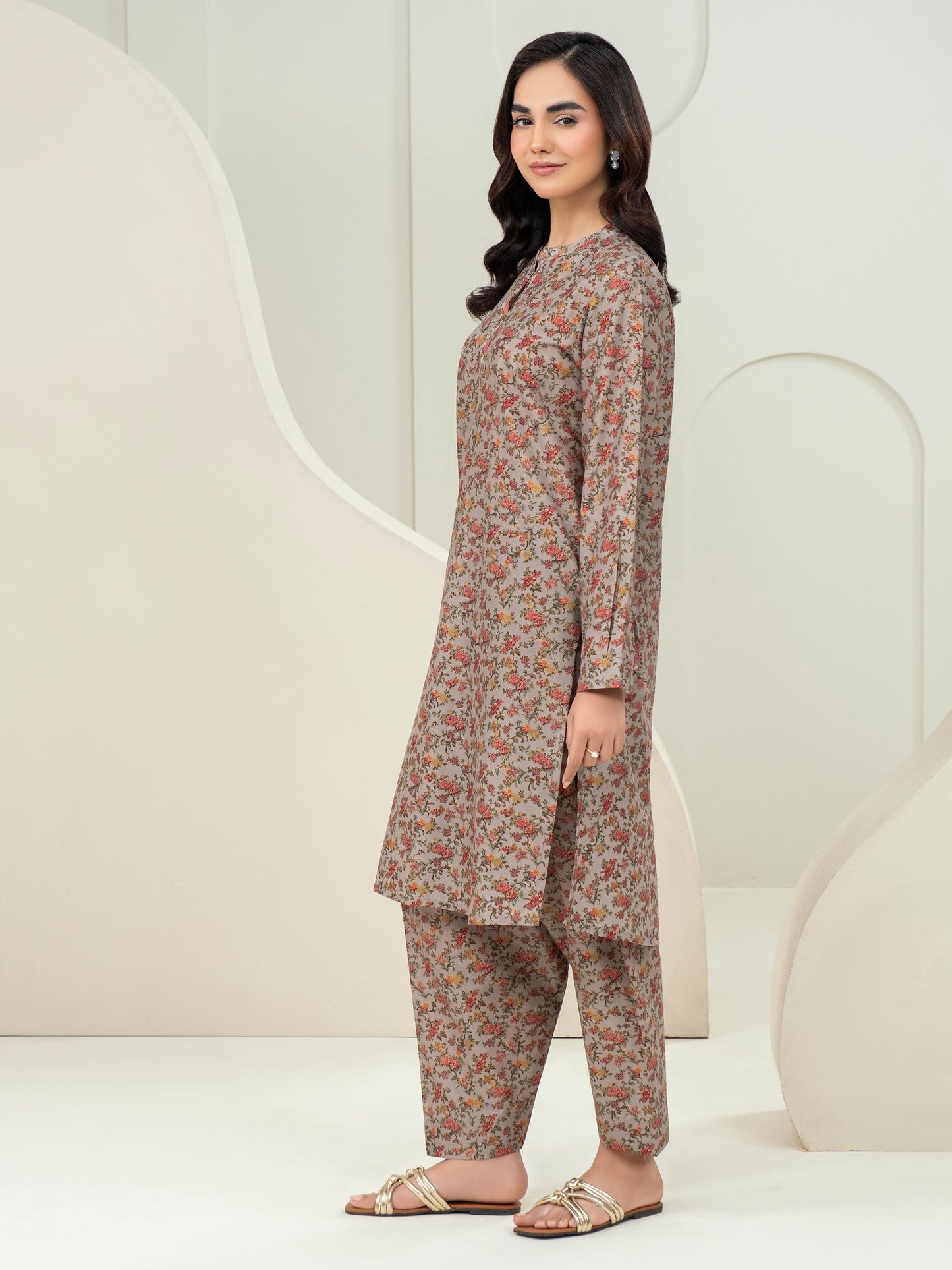 Lawn Shirt-Paste Print (Unstitched)