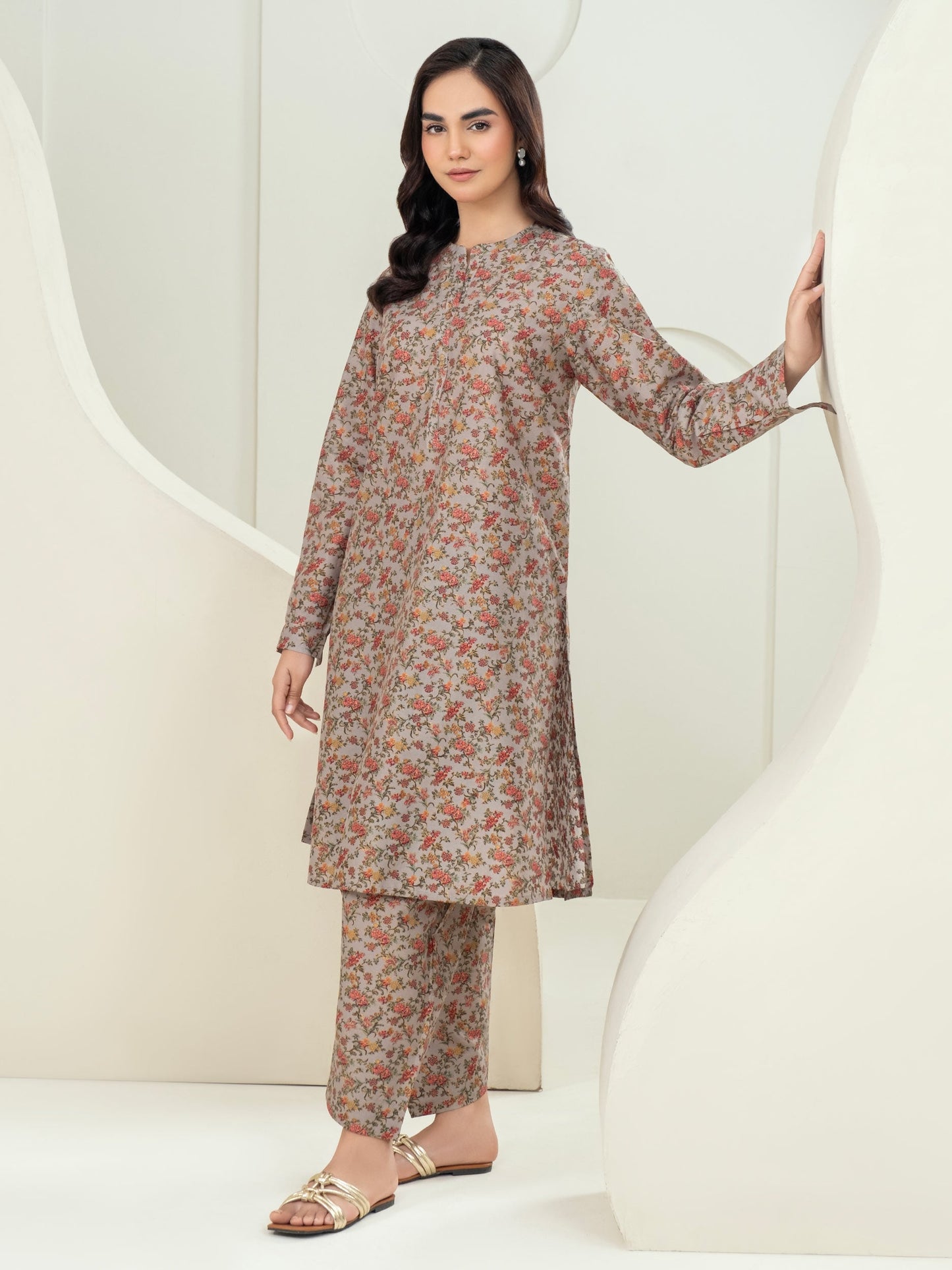 Lawn Shirt-Paste Print (Unstitched)