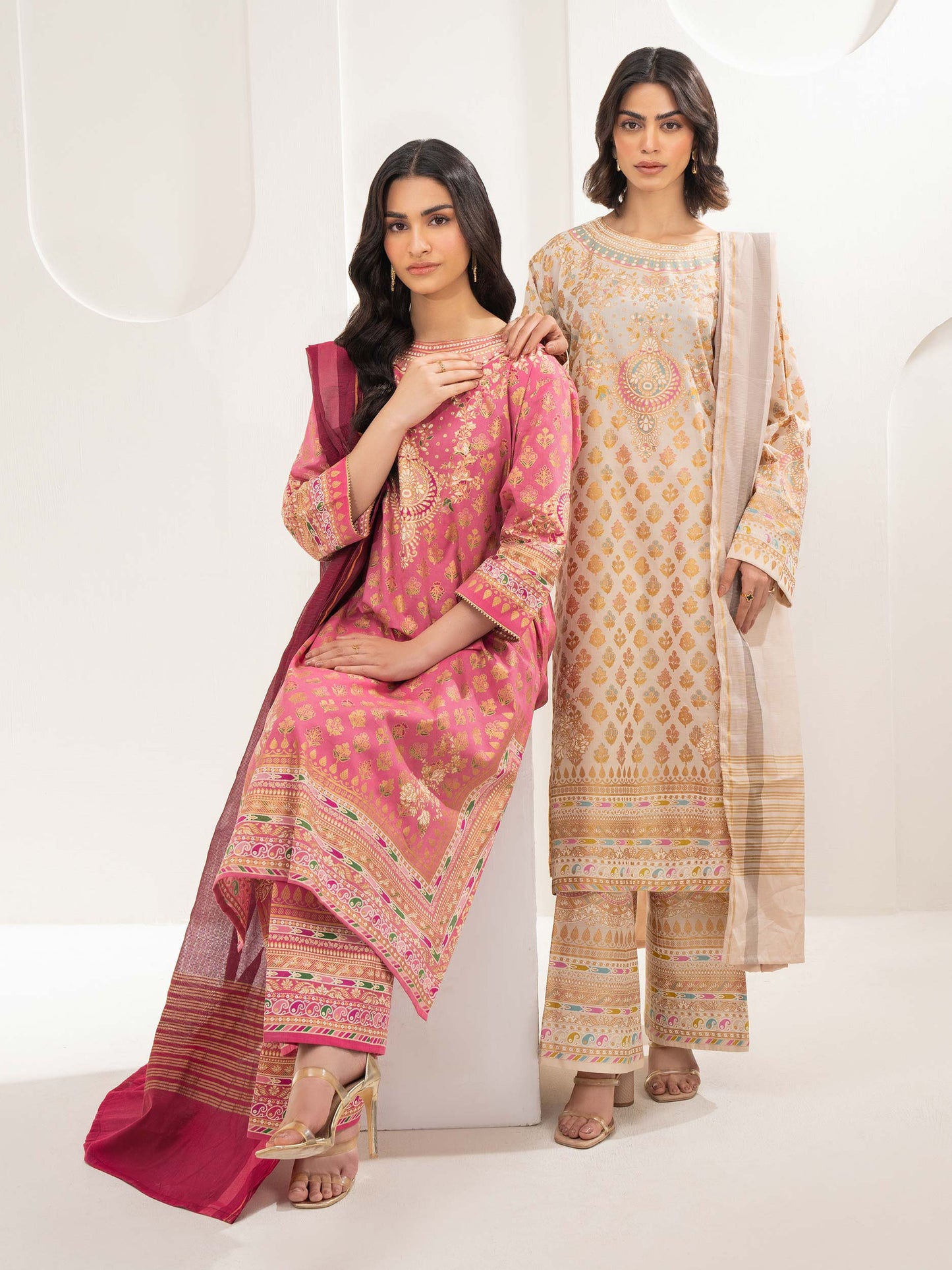 3 Piece Lawn Suit-Paste Print (Unstitched)