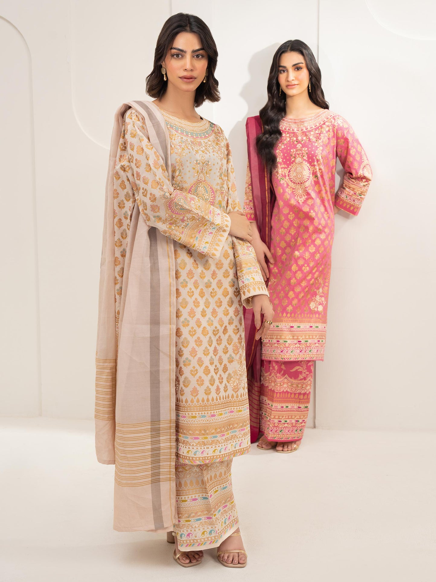 3 Piece Lawn Suit-Paste Print (Unstitched)