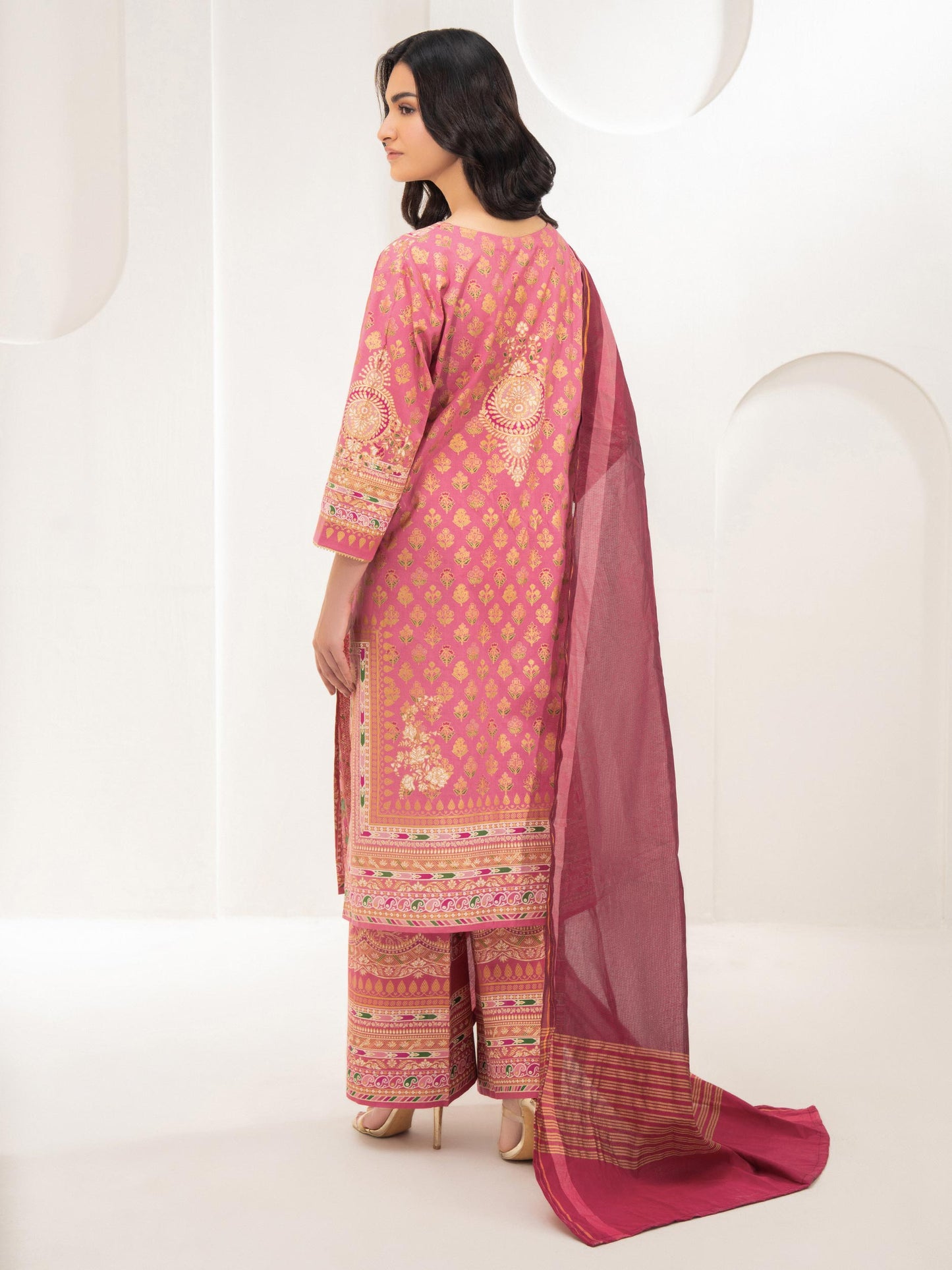 3 Piece Lawn Suit-Paste Print (Unstitched)