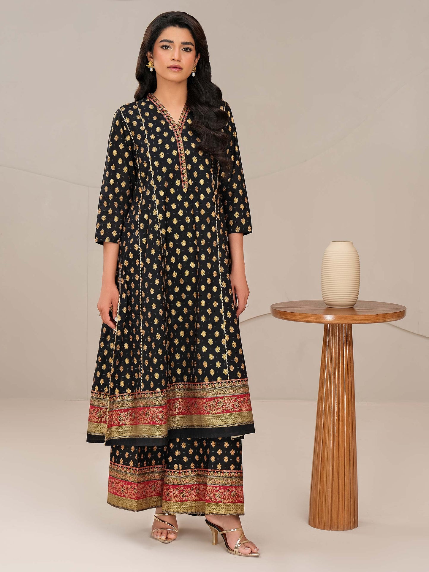 2 Piece Lawn Suit-Paste Print (Unstitched)