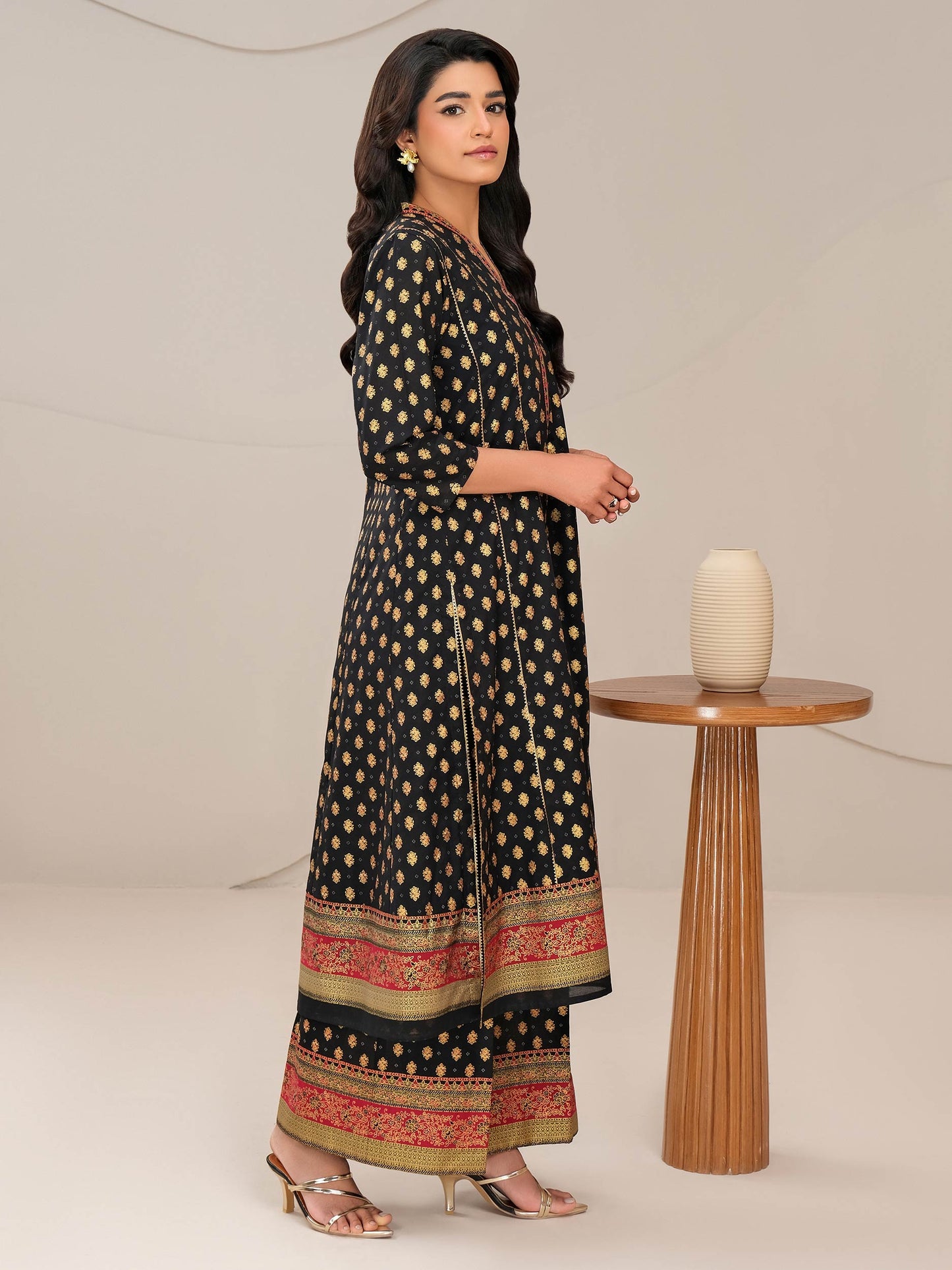 2 Piece Lawn Suit-Paste Print (Unstitched)