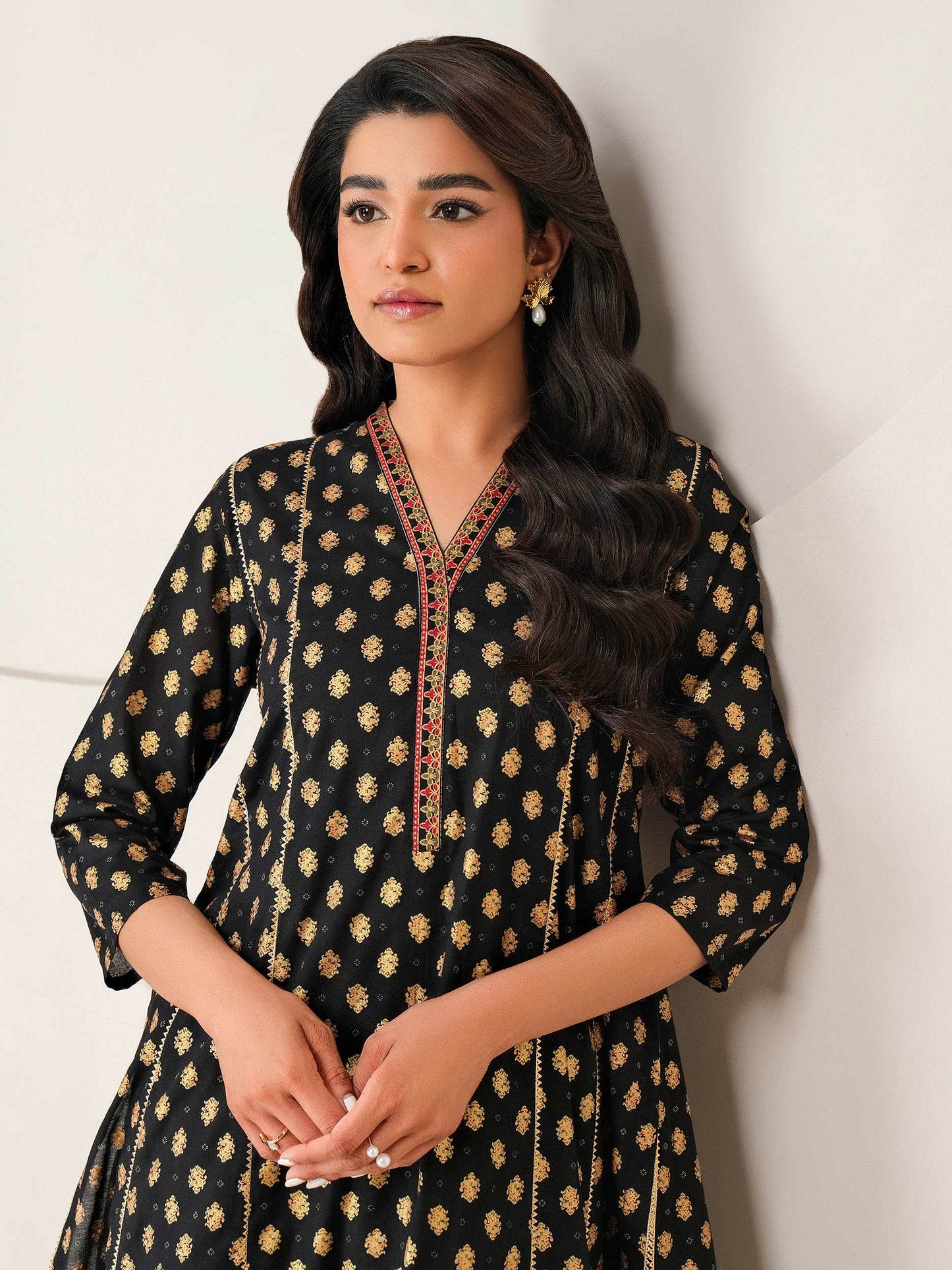 2 Piece Lawn Suit-Paste Print (Unstitched)