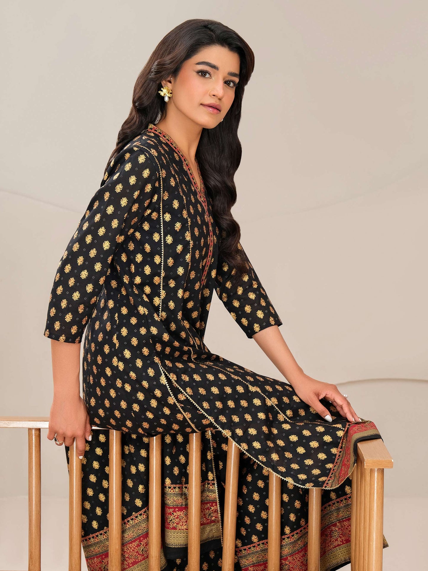 2 Piece Lawn Suit-Paste Print (Unstitched)