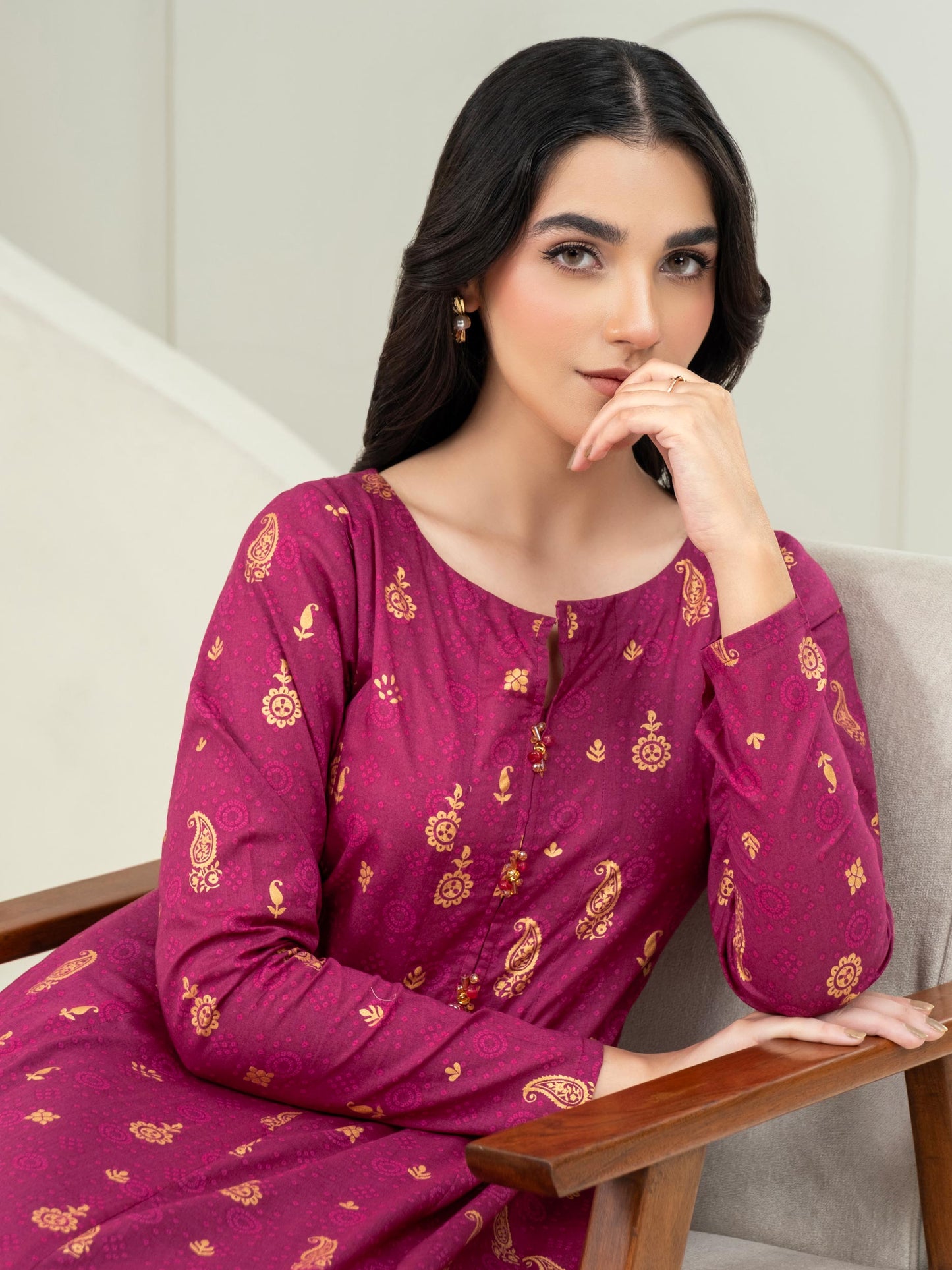 Lawn Shirt-Paste Print (Unstitched)