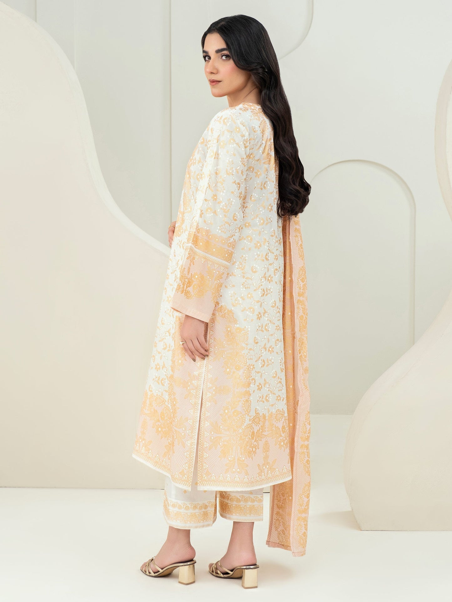 3 Piece Lawn Suit-Paste Print (Unstitched)