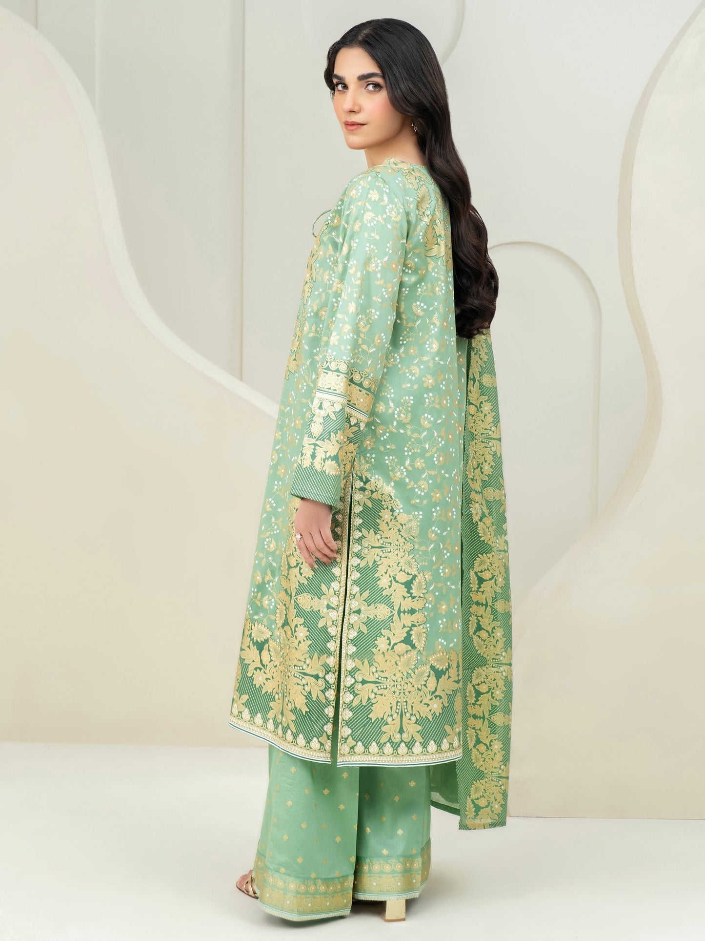 3 Piece Lawn Suit-Paste Print (Unstitched)
