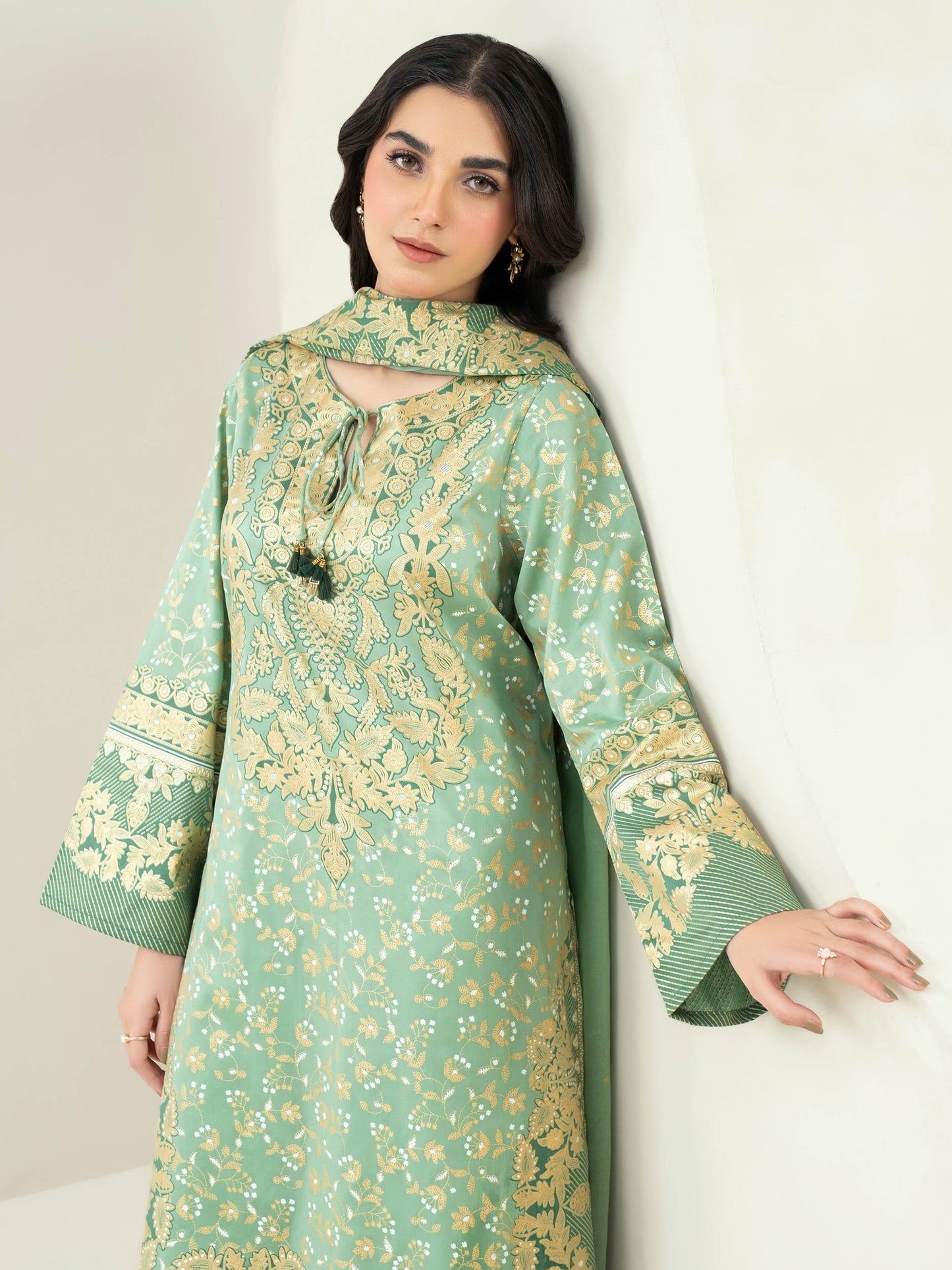 3 Piece Lawn Suit-Paste Print (Unstitched)
