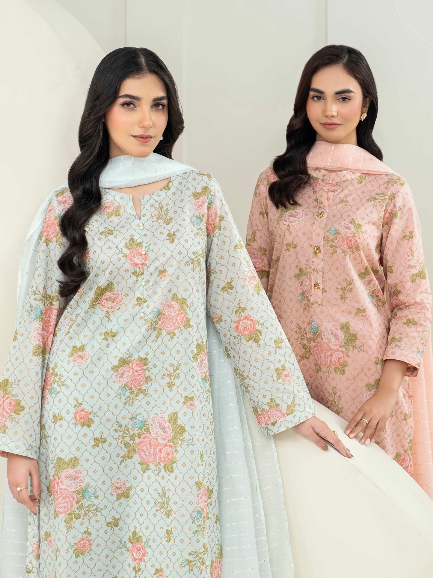 3 Piece Lawn Suit-Paste Print (Unstitched)