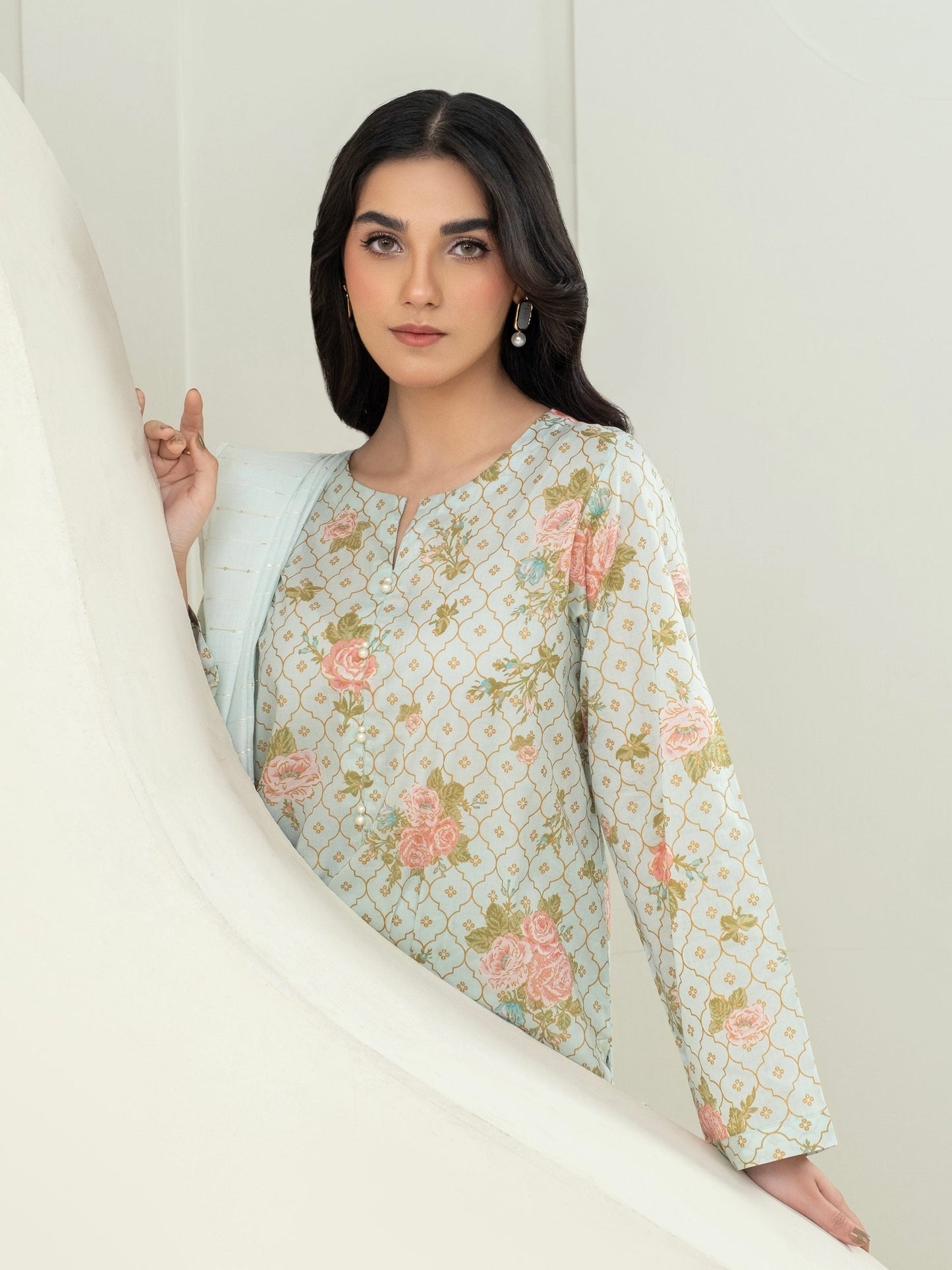 3 Piece Lawn Suit-Paste Print (Unstitched)