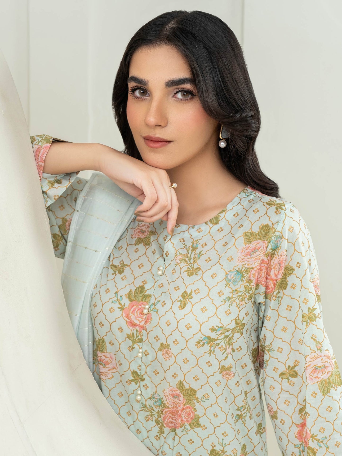 3 Piece Lawn Suit-Paste Print (Unstitched)
