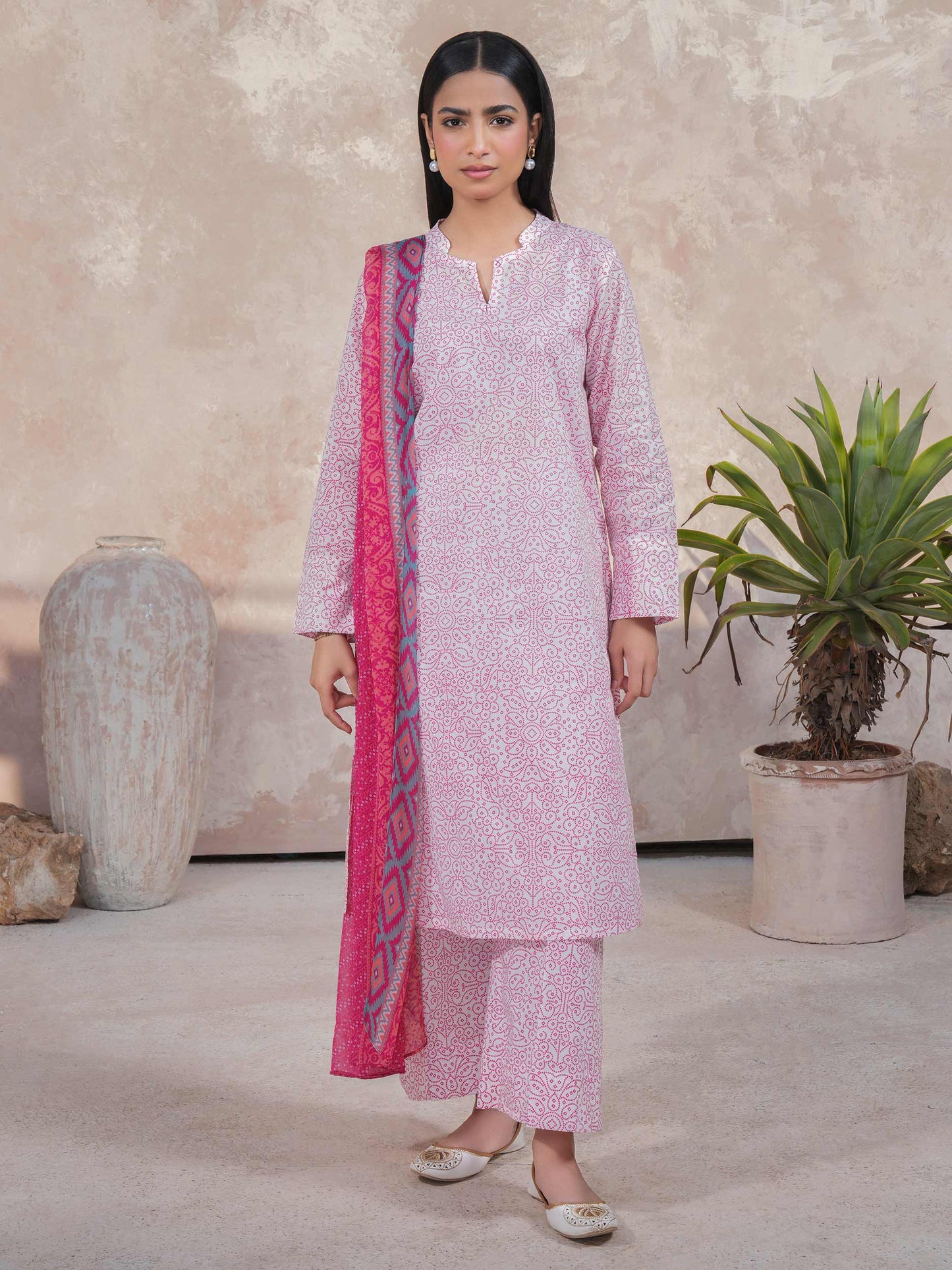 3 Piece Lawn Suit-Printed (Unstitched)