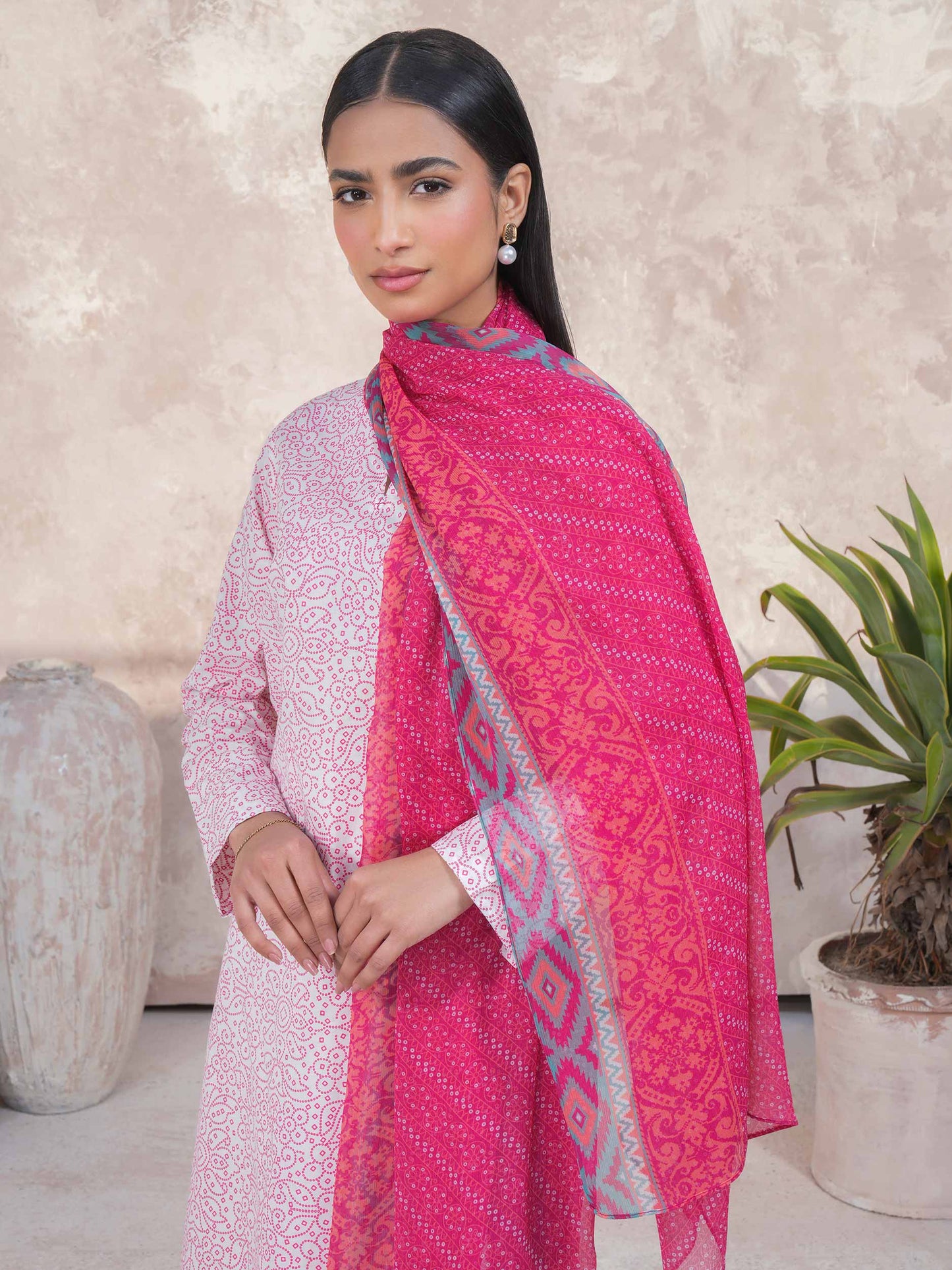 3 Piece Lawn Suit-Printed (Unstitched)