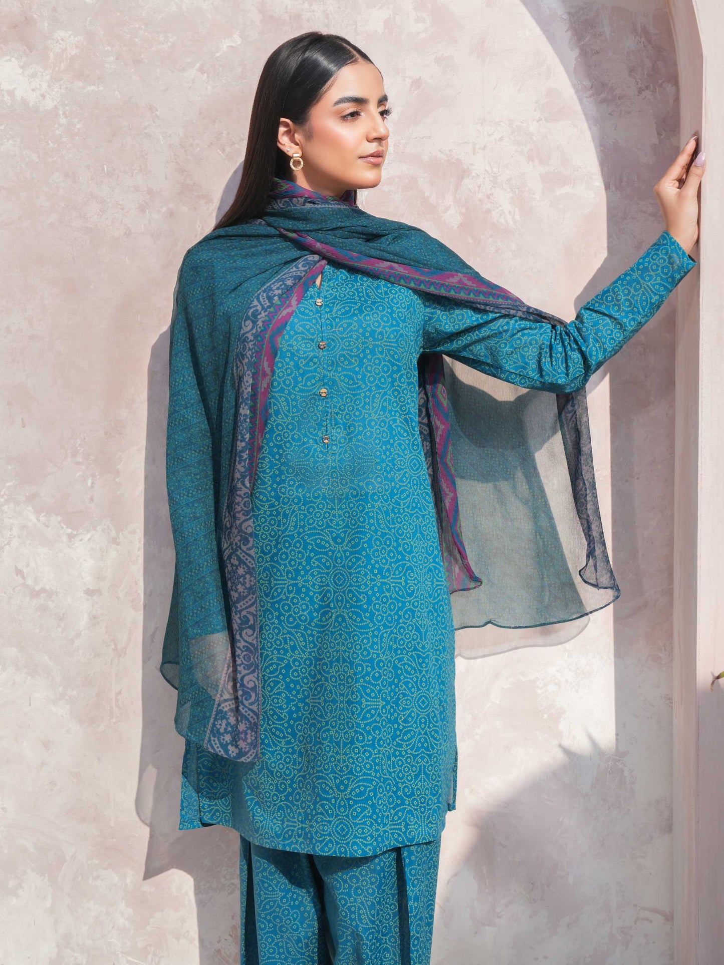 3 Piece Lawn Suit-Printed (Unstitched)