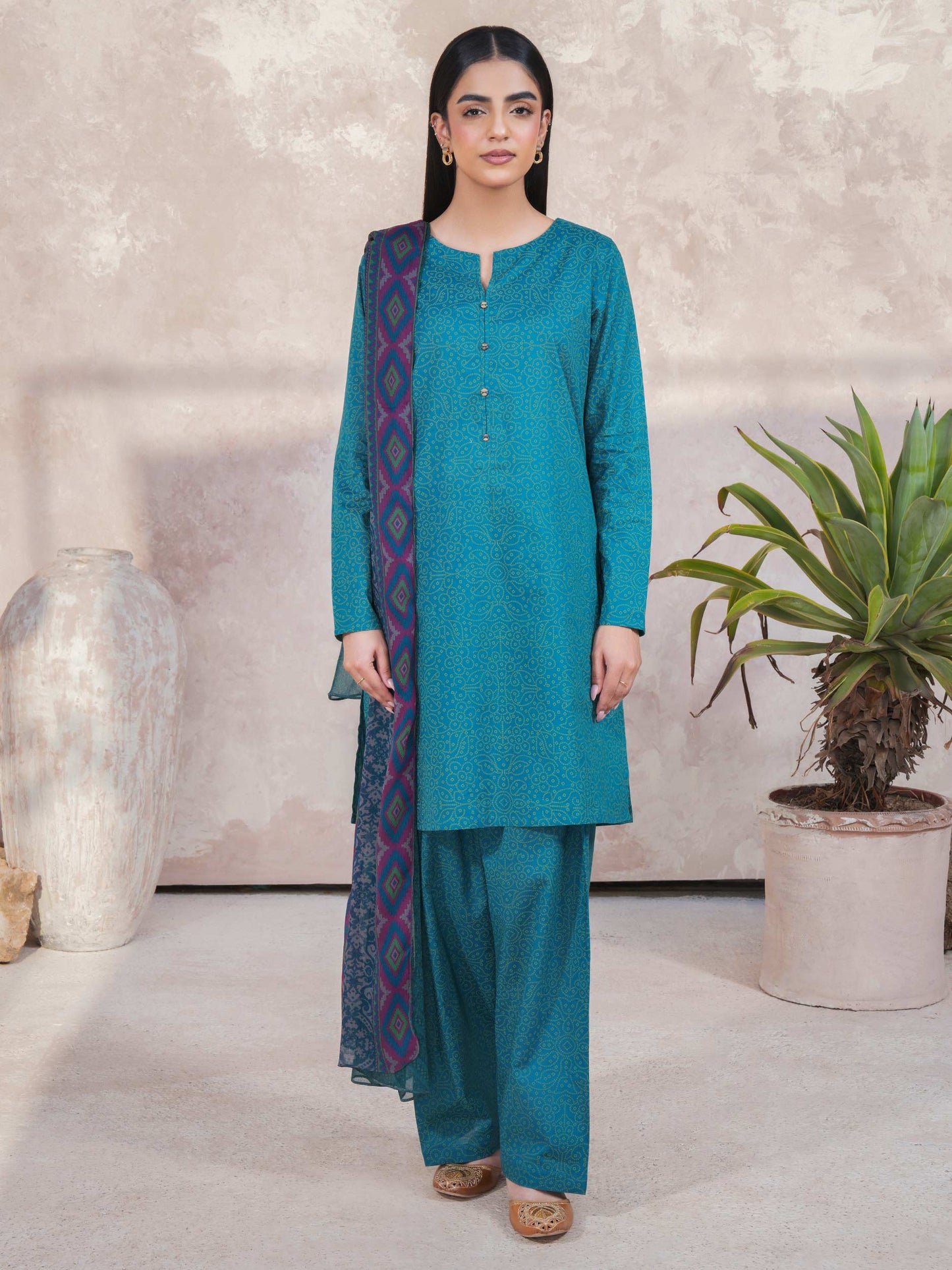 3 Piece Lawn Suit-Printed (Unstitched)