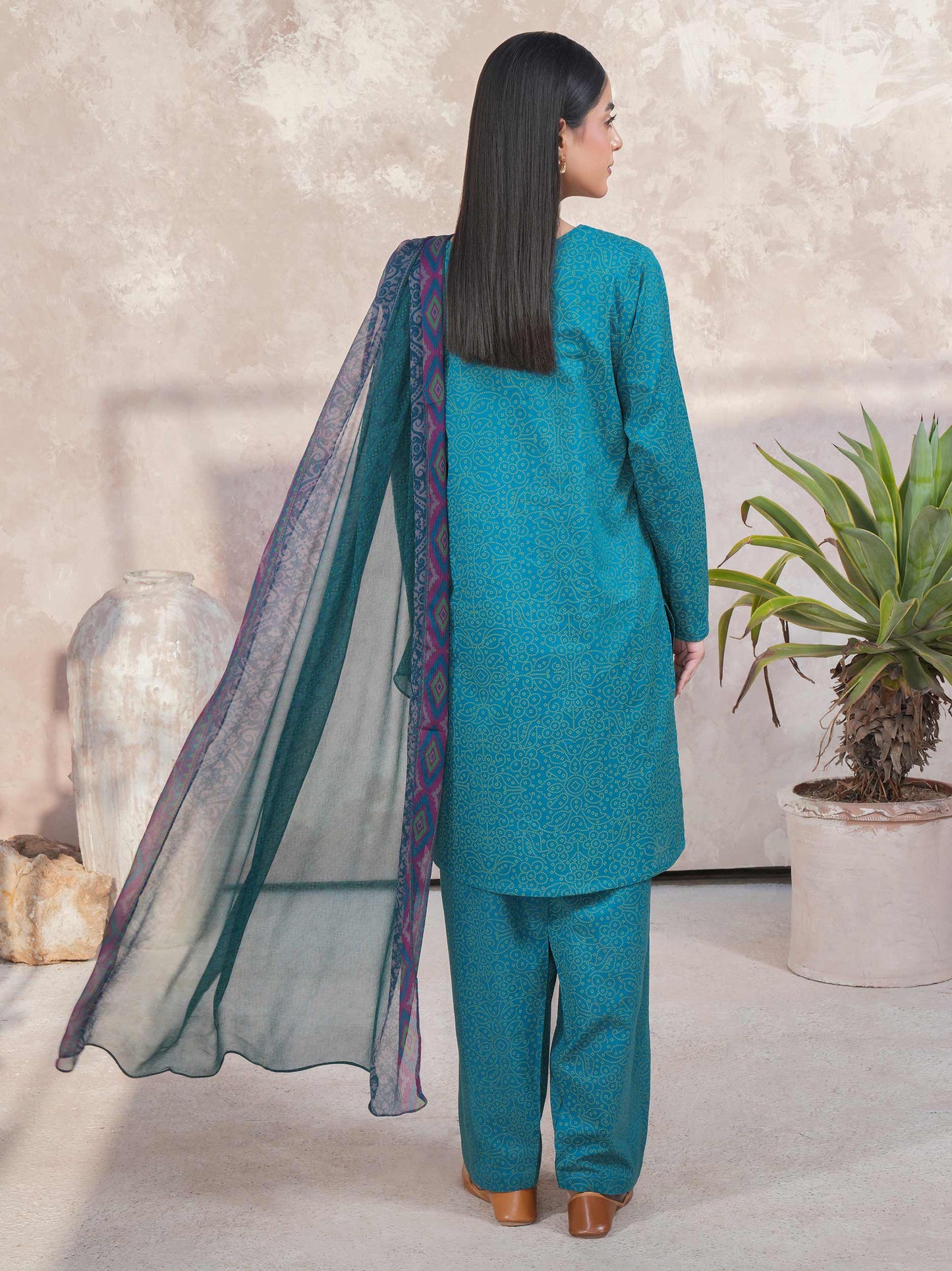 3 Piece Lawn Suit-Printed (Unstitched)