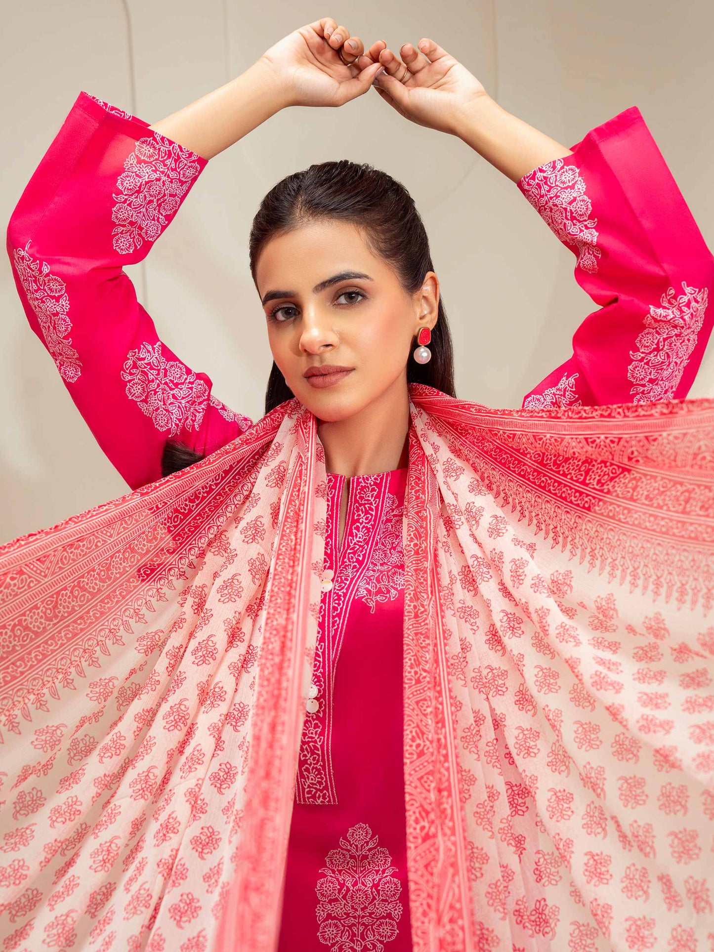 3 Piece Lawn Suit-Printed (Unstitched)
