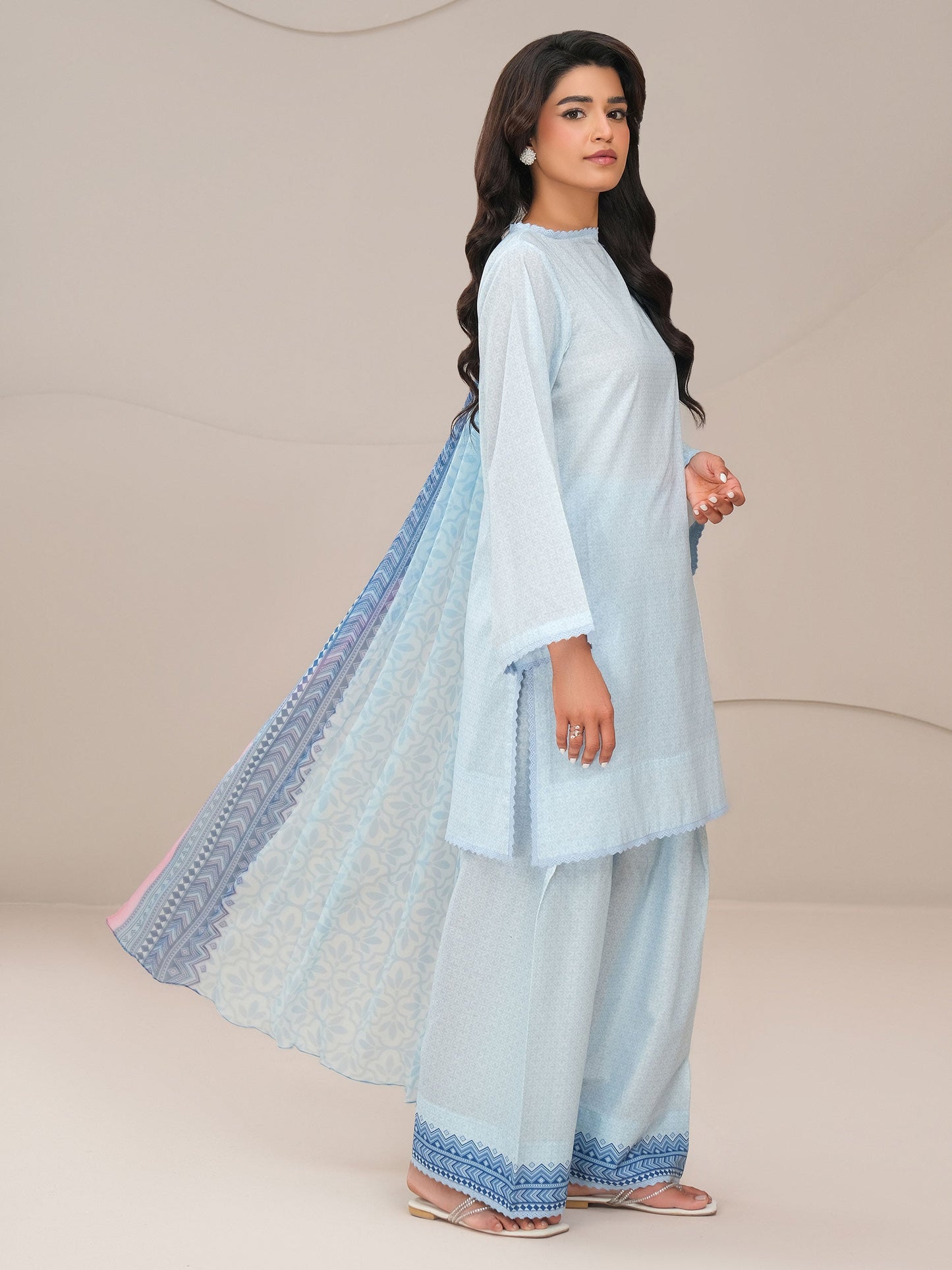 3 Piece Lawn Suit-Printed (Unstitched)